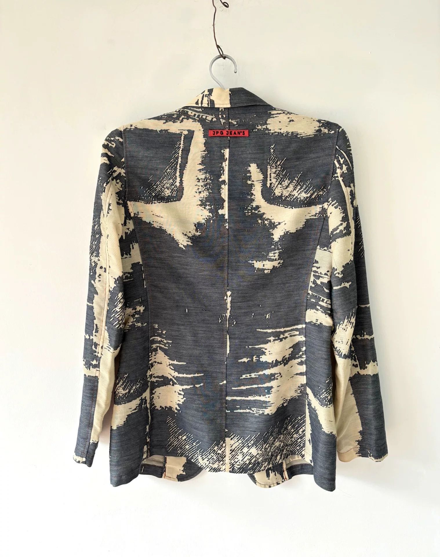 Jean Paul Gaultier Jean Paul Gaultier 90s Archive Printed Blazer Size US XXS / EU 40 - 2 Thumbnail