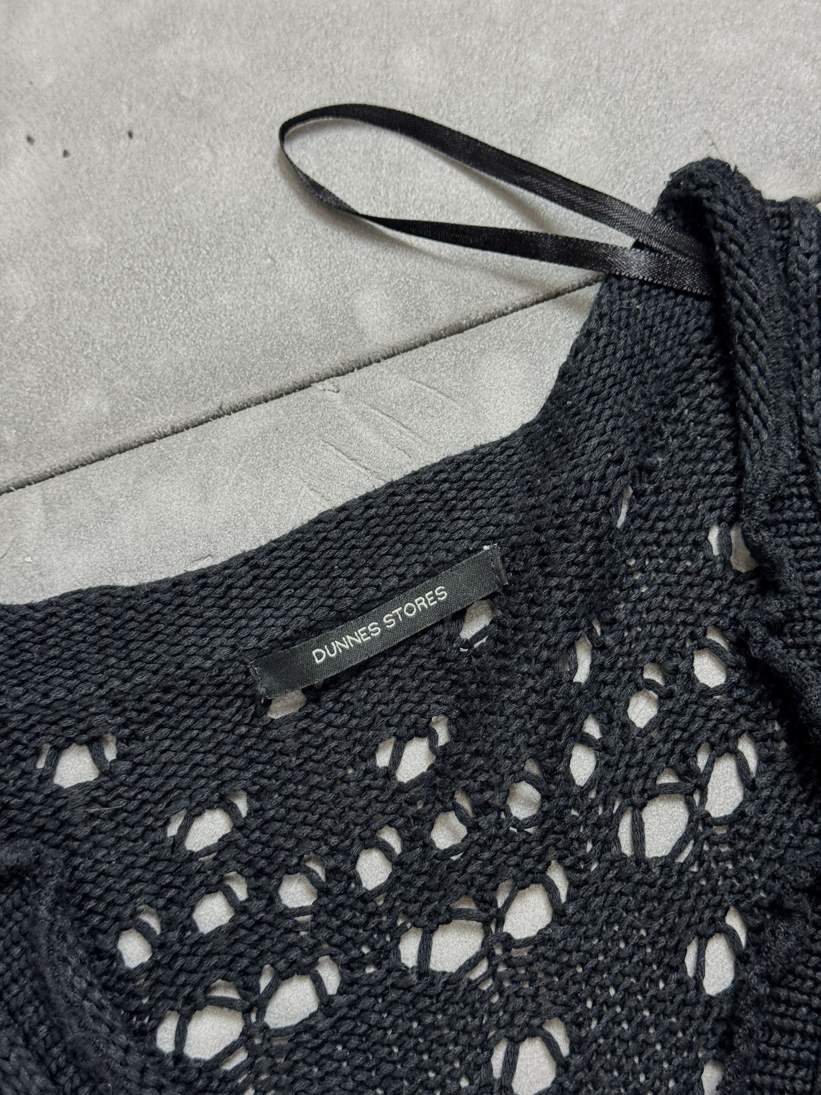 Dunnes Dunnes Stores navy black sweater cardigan retro 90s Size S / US 4 / IT 40 - 7 Thumbnail