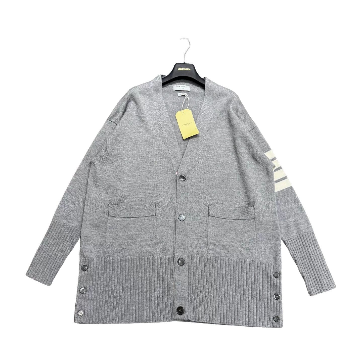Thom Browne Thom Browne Four-Bar Cardigan Size 0 Size US XS / EU 42 / 0 - 1 Thumbnail