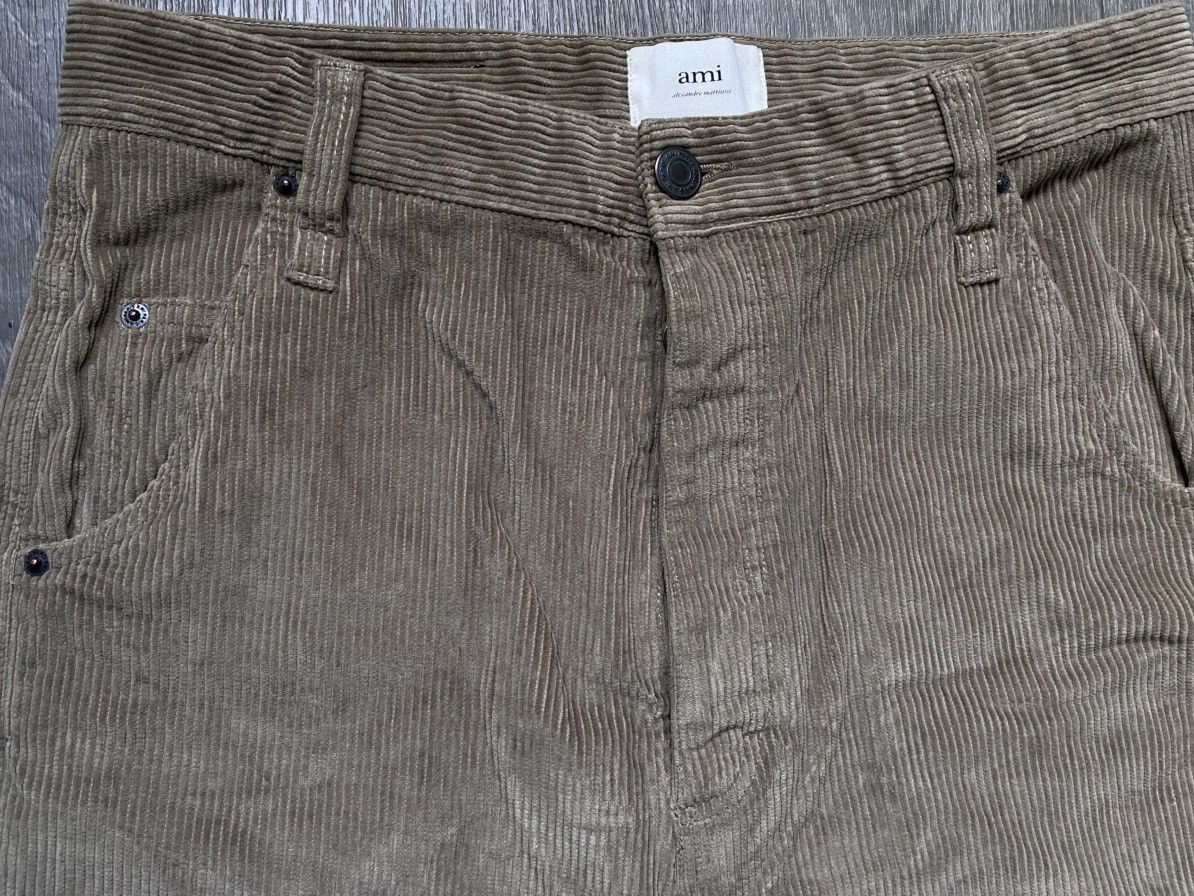 AMI AMI Paris Alexandre Mattiussi Velvet Corduroy Casual Trouser Size US 32 / EU 48 - 5 Thumbnail