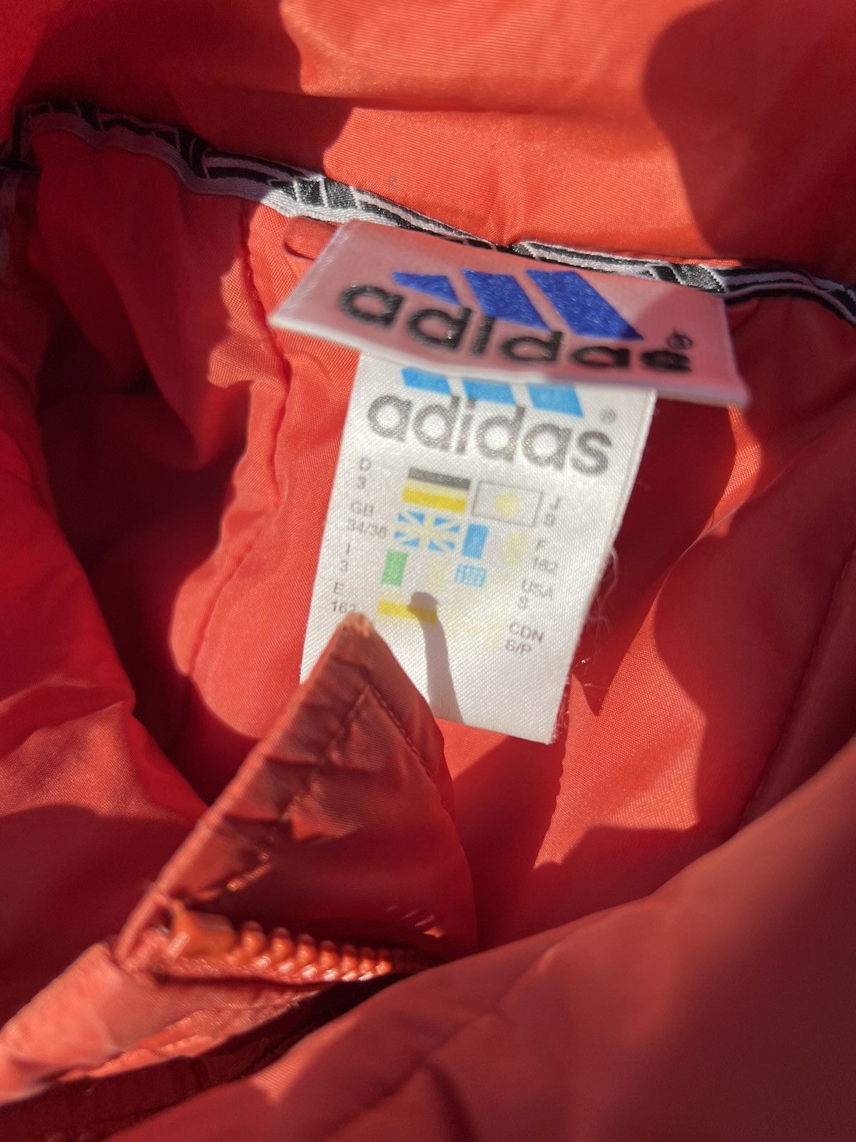 Adidas Vintage Adidas Windbreaker Jacket – Burnt Orange Size S / US 4 / IT 40 - 9 Thumbnail