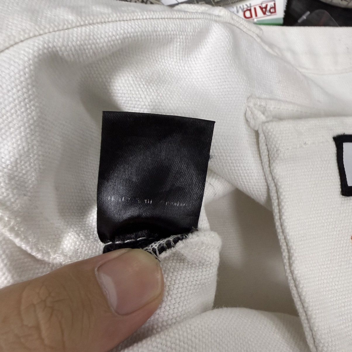 Japanese Brand BALR White Daily Tote Bag Size ONE SIZE - 7 Thumbnail