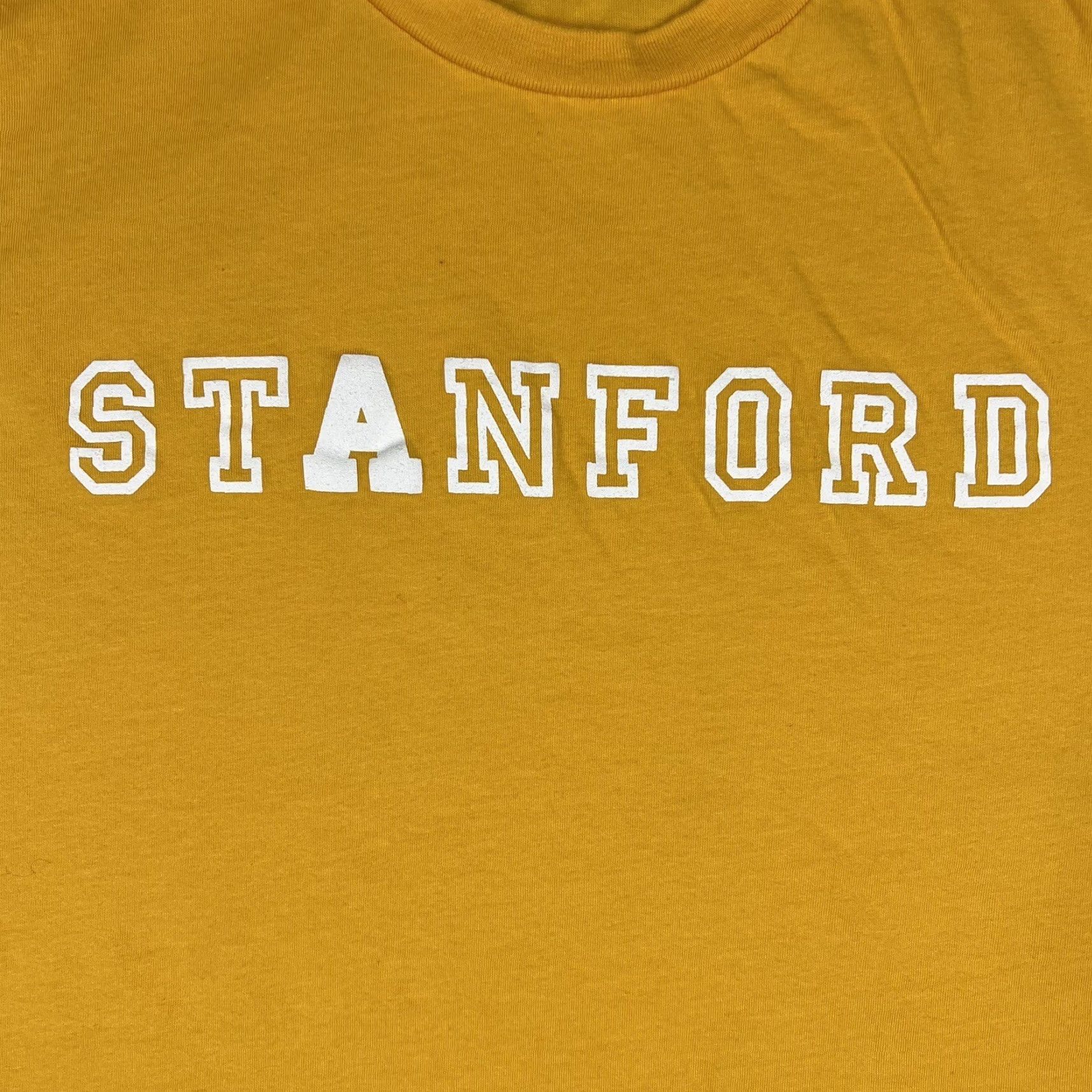 Vintage Stanford Cardinal Welcome To The Neighborhood Unisex Shirt Large Yellow Size US L / EU 52-54 / 3 - 3 Thumbnail