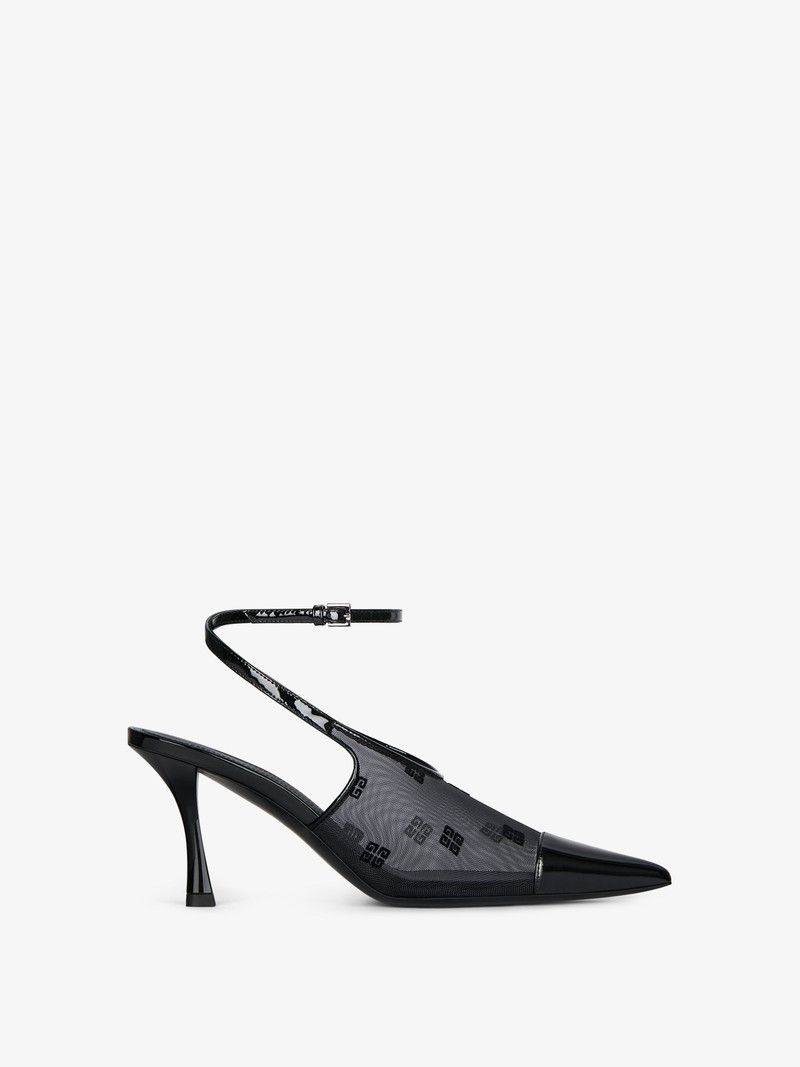 Givenchy o1srvl11e1225 Show Slingback Sandals in Black Size US 6.5 / IT 36.5 - 1 Thumbnail