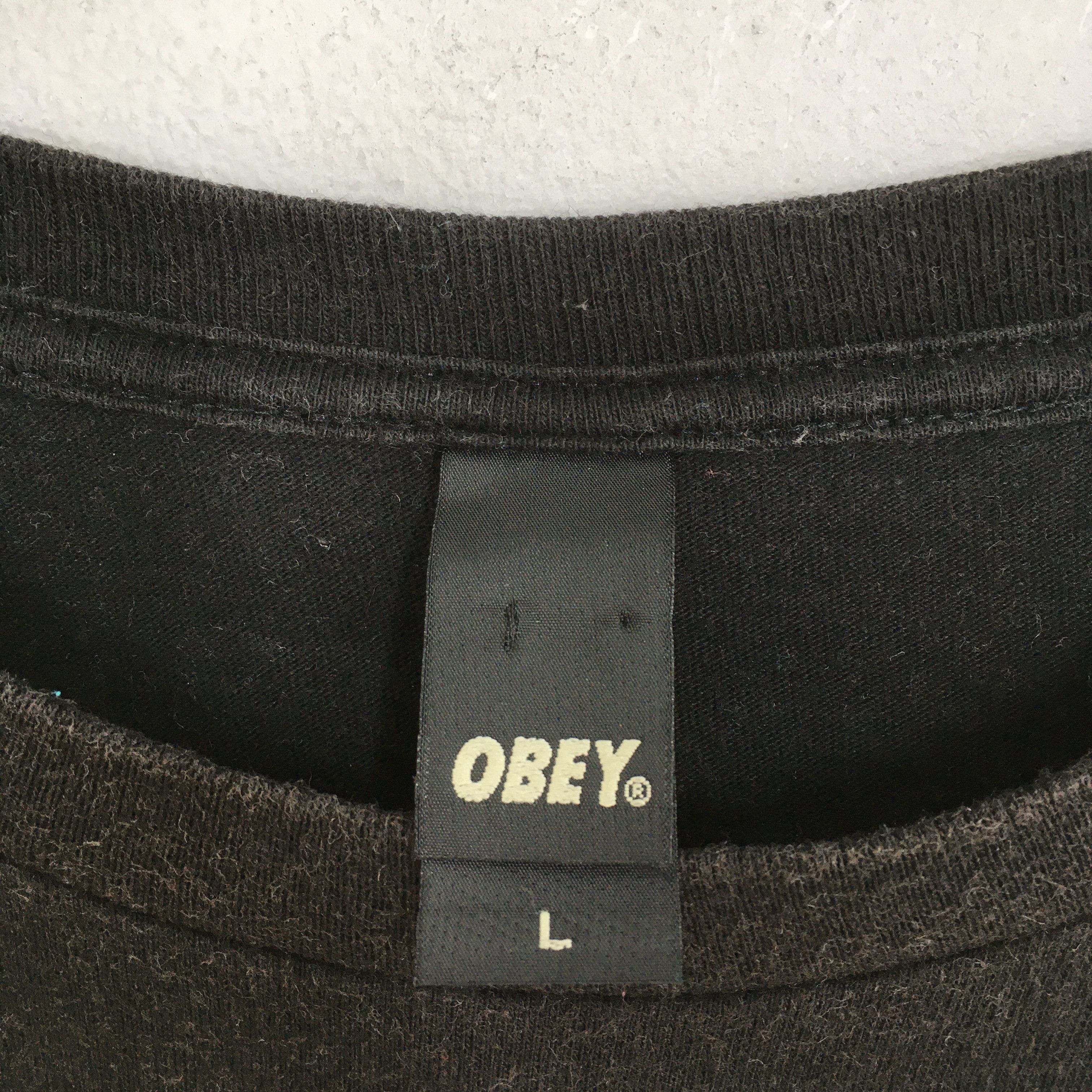 Obey Vintage 90's Obey Skater Streetwear T shirt Large Size US L / EU 52-54 / 3 - 4 Thumbnail