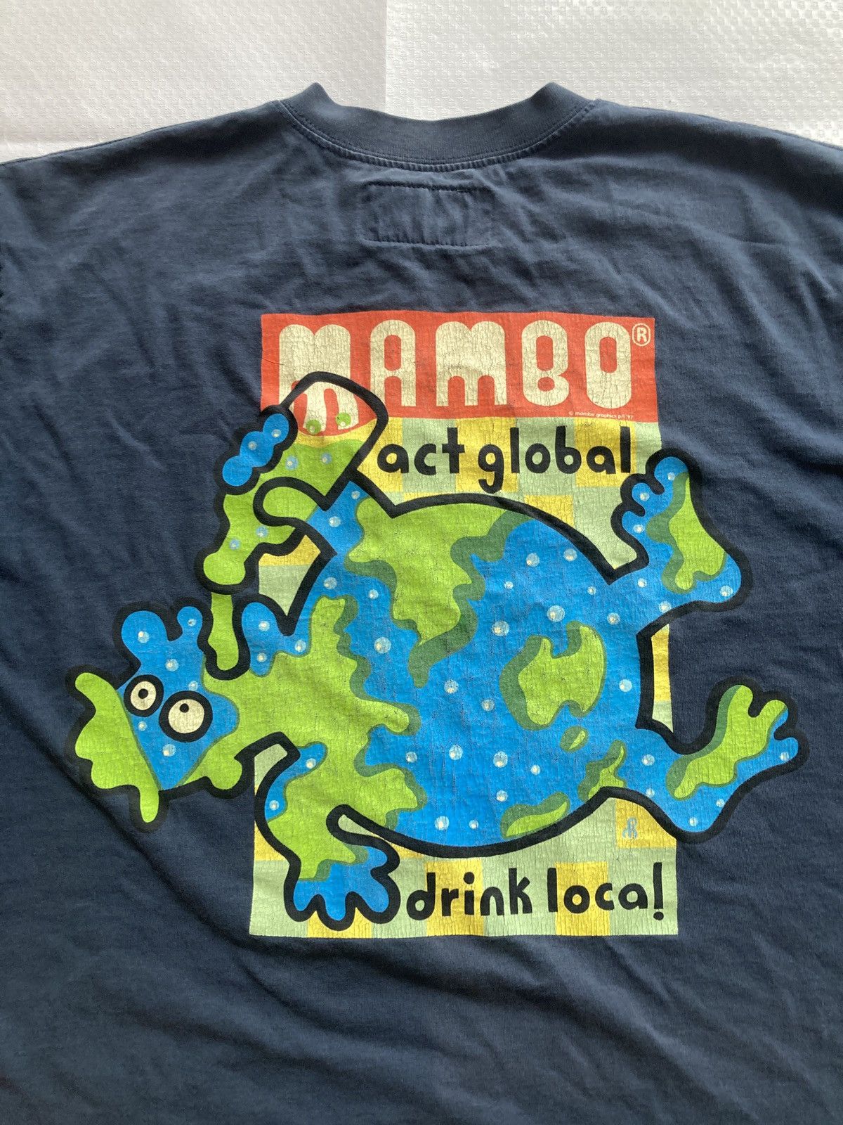 Mambo Mambo Vintage 1997 Tee act global drink local Size US M / EU 48-50 / 2 - 6 Thumbnail