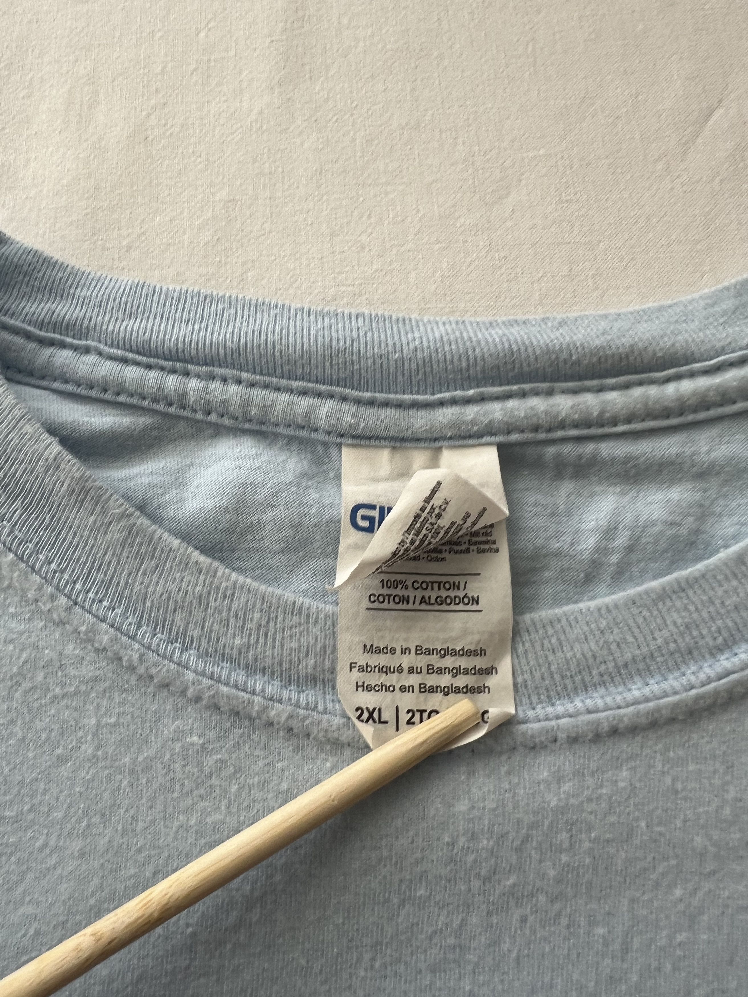 Band Tees Vintage 2021 Oasis Britpop Blue T-shirt Size US XL / EU 56 / 4 - 17 Thumbnail