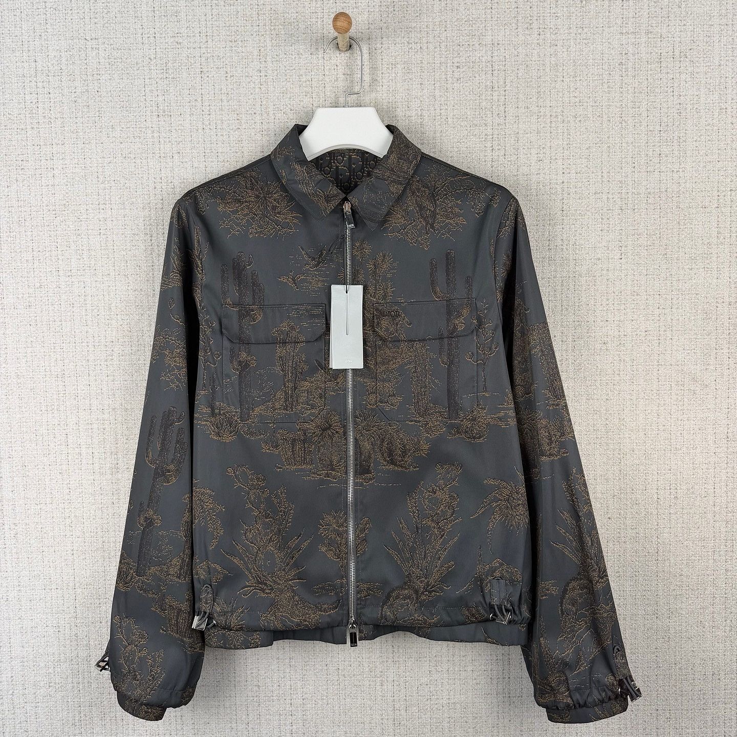 Dior Dior x Travis Scott Cactus Jack Zip Jacket Size 50 Size US M / EU 48-50 / 2 - 1 Thumbnail