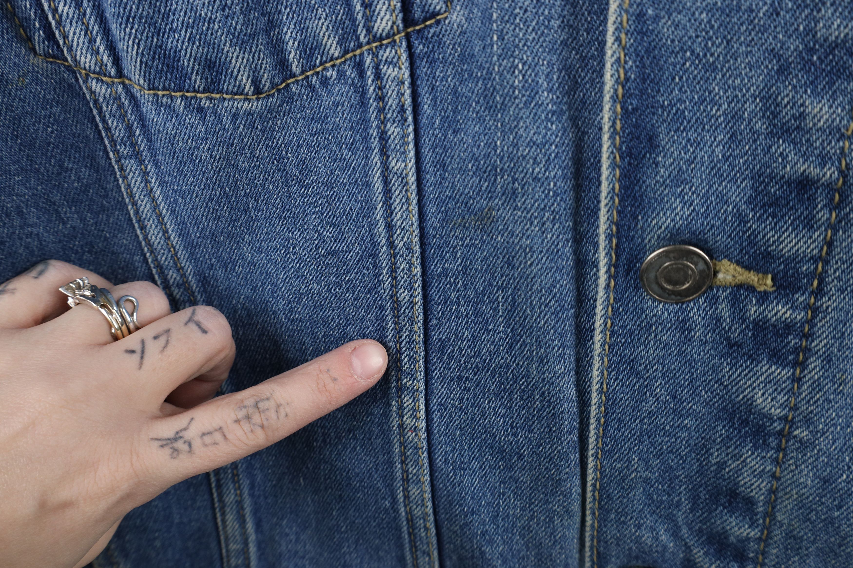 Vintage Vintage 90s Streetwear Denim Jean Trucker Jacket Blue Size US M / EU 48-50 / 2 - 7 Thumbnail