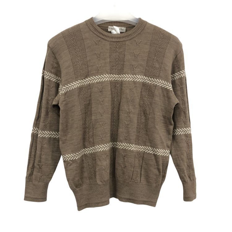 Dior Christian Dior Patterned Wool Sweater Size M Size US M / EU 48-50 / 2 - 1 Thumbnail
