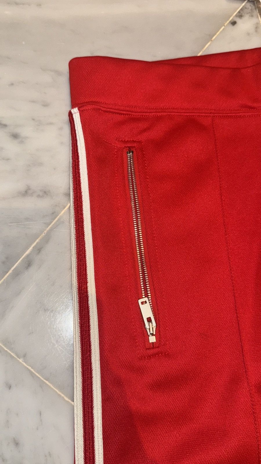 Maison Margiela SS17 RED TRACK PANTS JOGGER 48 SWEATPANTS Size US 35 - 4 Thumbnail