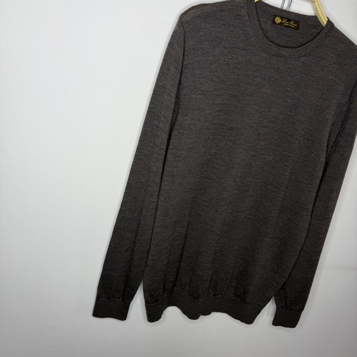 Loro Piana Loro Piana Mens Sweater Jumper Wool L Grey Size US L / EU 52-54 / 3 - 3 Thumbnail