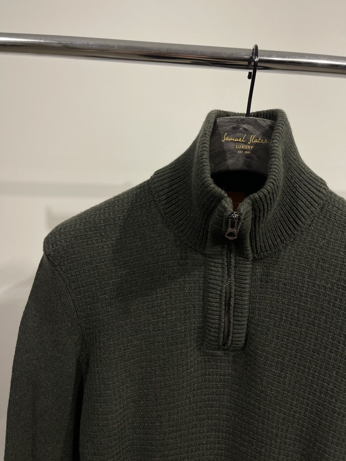 Hugo Boss Vintage Hugo boss orange zip sweater jumper khaki mens Size US M / EU 48-50 / 2 - 2 Thumbnail