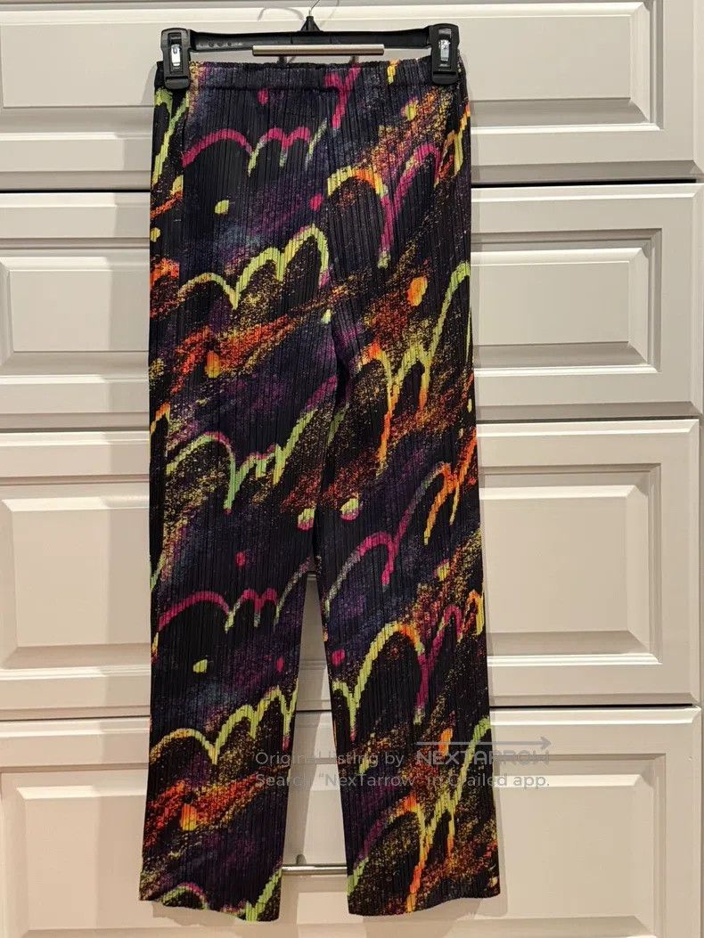 Issey Miyake Issey Miyake size:3 Bold Color Straight-Leg Pants Size 22" - 3 Thumbnail