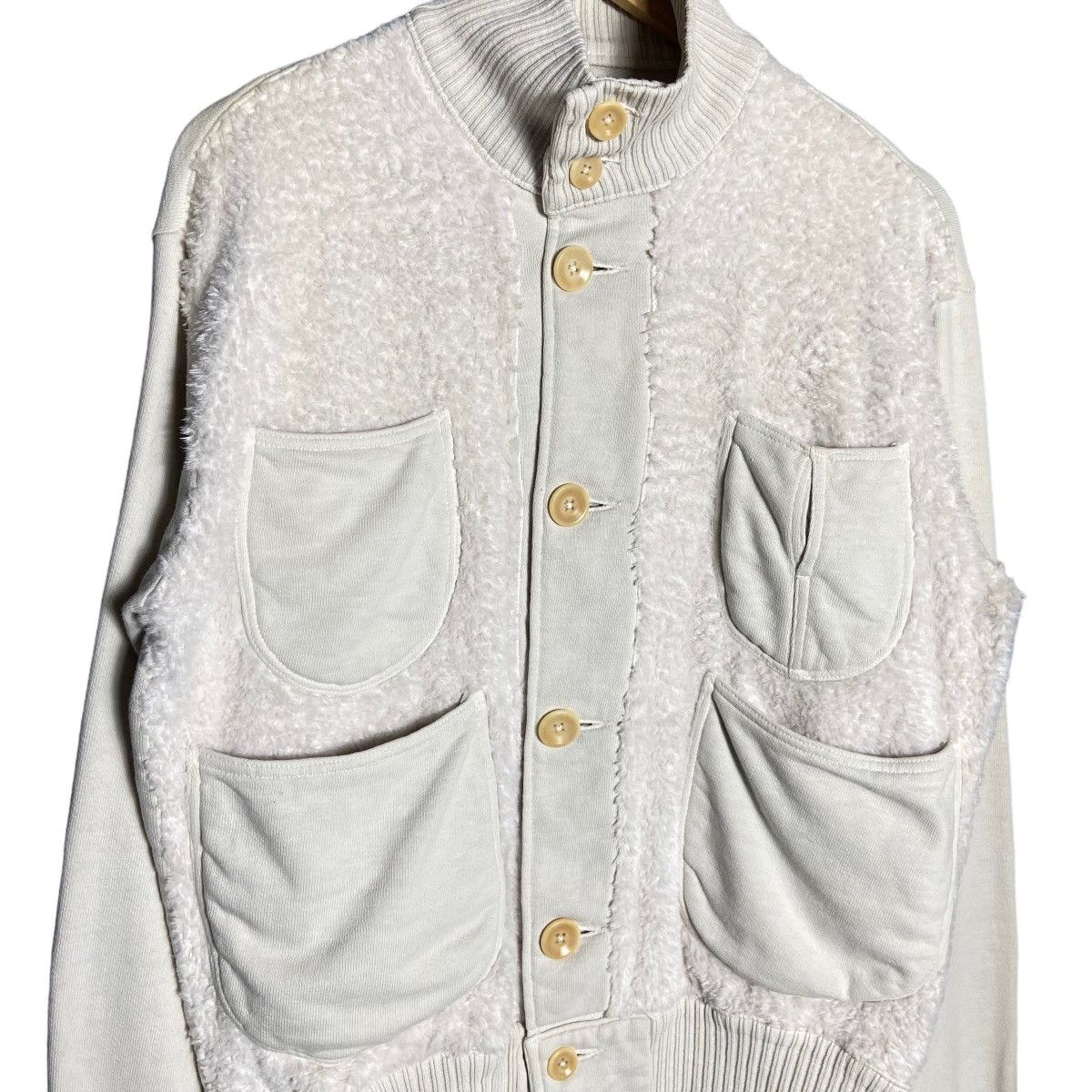 Kapital Kapital Knitwear Fur Pocket Bomber Jacket Size US L / EU 52-54 / 3 - 3 Thumbnail