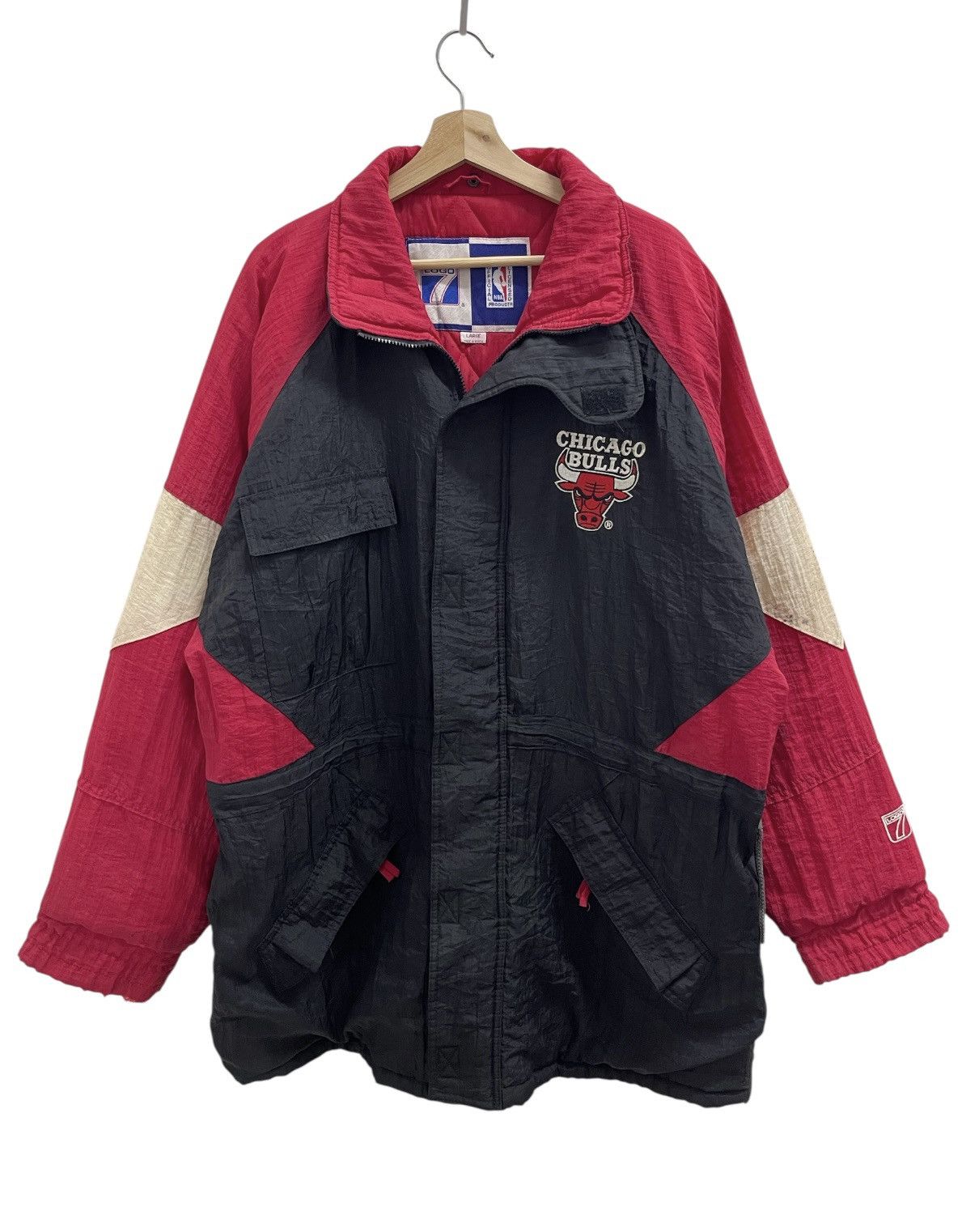 Logo 7 NBA Chicago Bulls Nylon Jacket Size US L / EU 52-54 / 3 - 1 Thumbnail