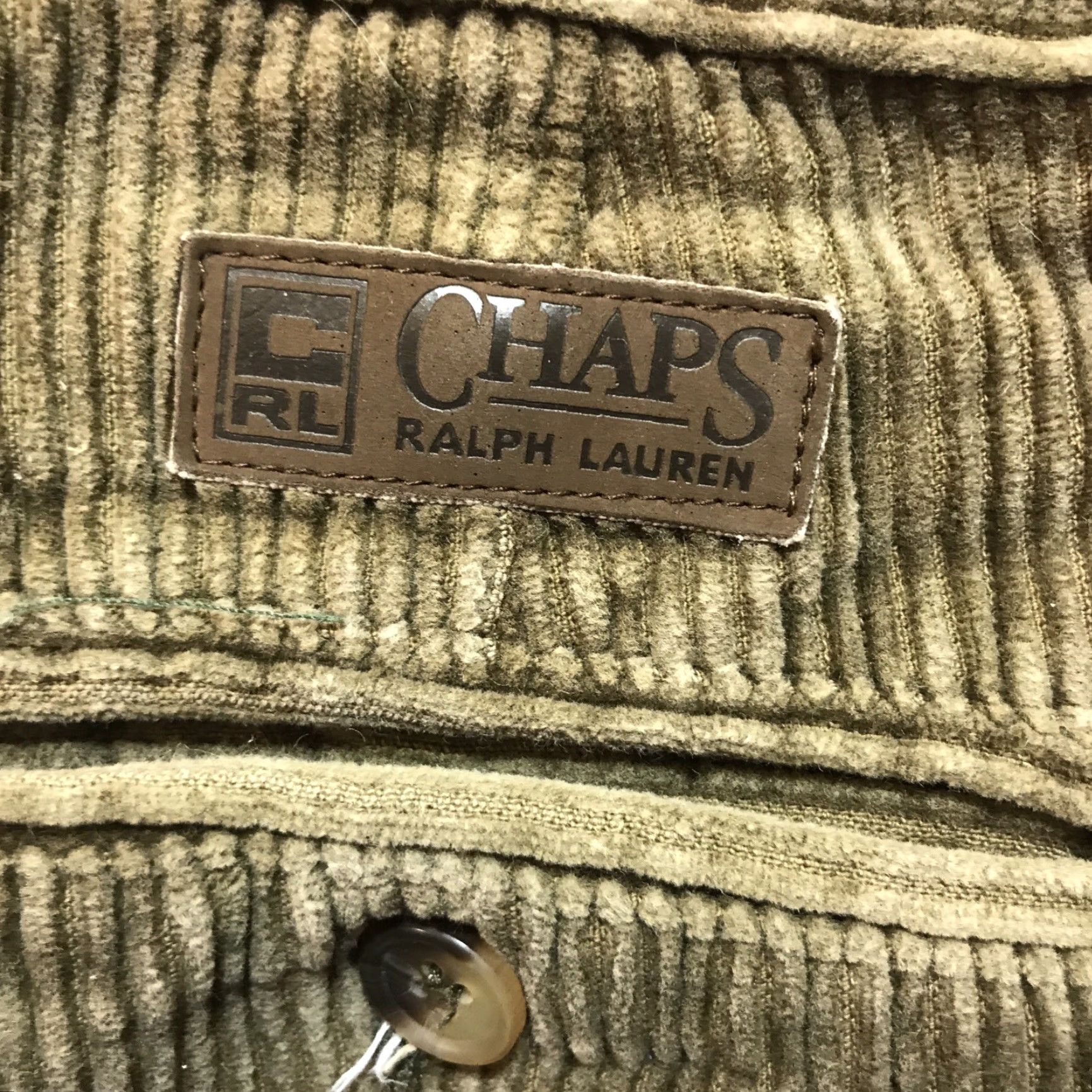 Ralph Lauren VINTAGE Chaps Ralph Lauren Pants Corduroy Straight 90s Mens 36x34 Brown Corduroy 34 Inseam Mens Size US 36 / EU 52 - 2 Thumbnail