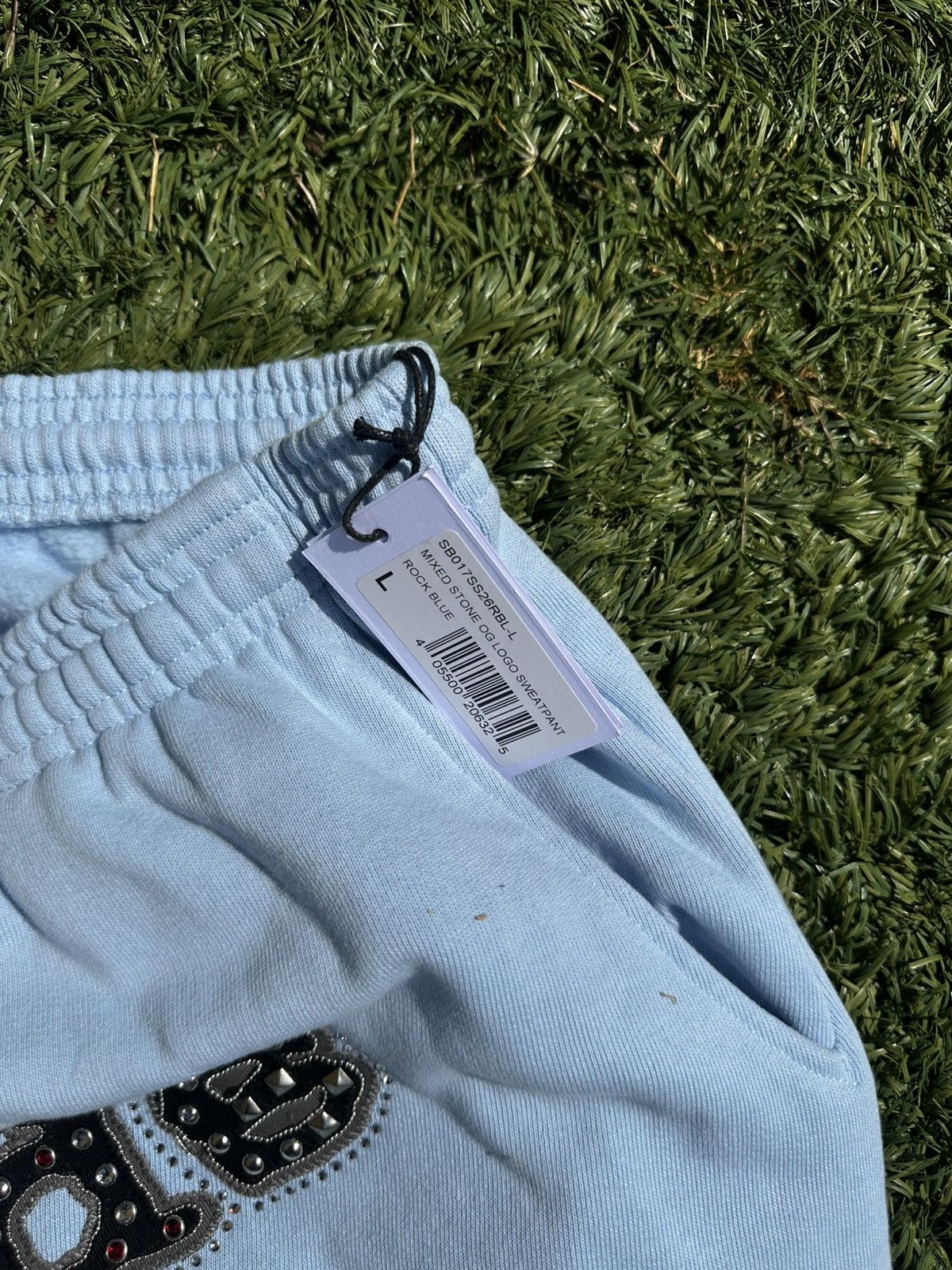 Sp5der Sp5der Rhinestone sweatpants size large Size US 34 / EU 50 - 3 Thumbnail
