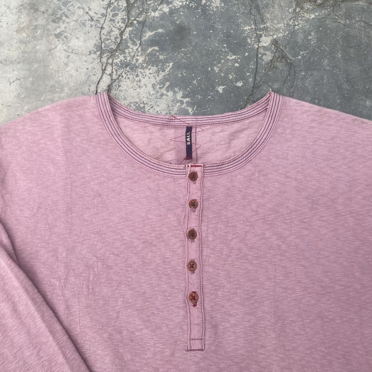 Japanese Brand BALL Dusty Pink Organic Cotton Size US L / EU 52-54 / 3 - 2 Thumbnail