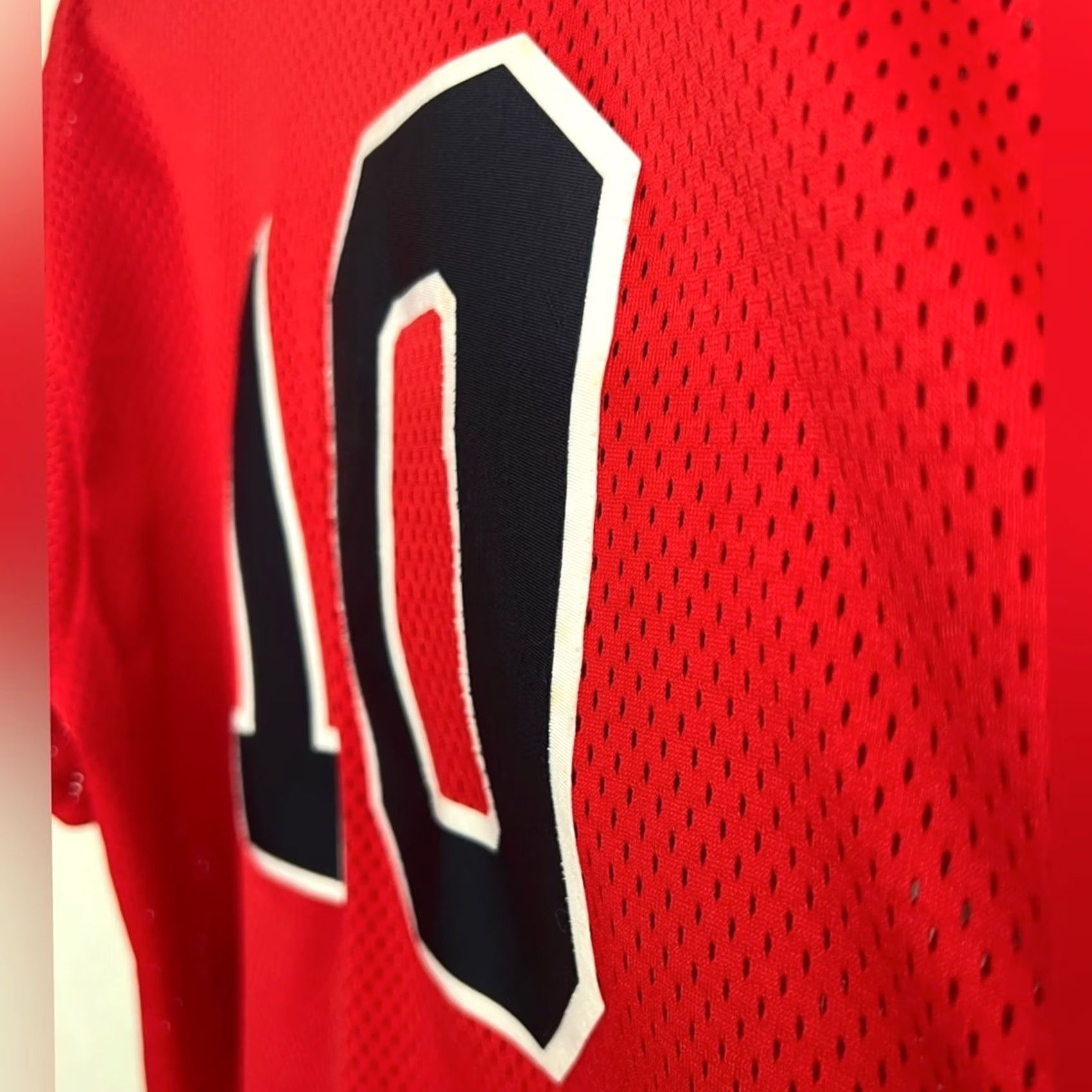 47 VINTAGE Majestic Post 47 American Legion Baseball Jersey #10 L Red Mens T-Shirt 1990s/90s Size US L / EU 52-54 / 3 - 4 Thumbnail