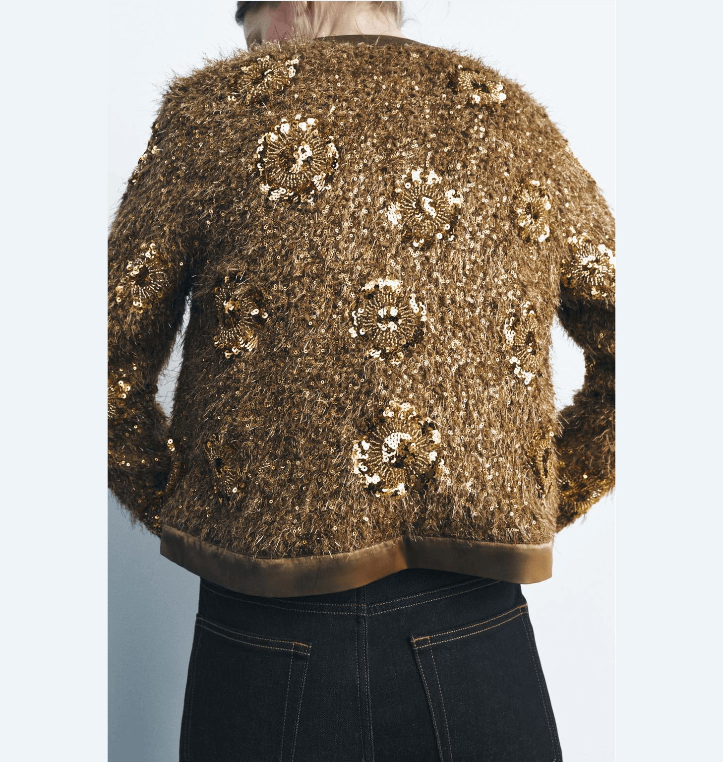 Zara RARE!!! ZARA Sequined Cardigan Size XL / US 12-14 / IT 48-50 - 3 Thumbnail