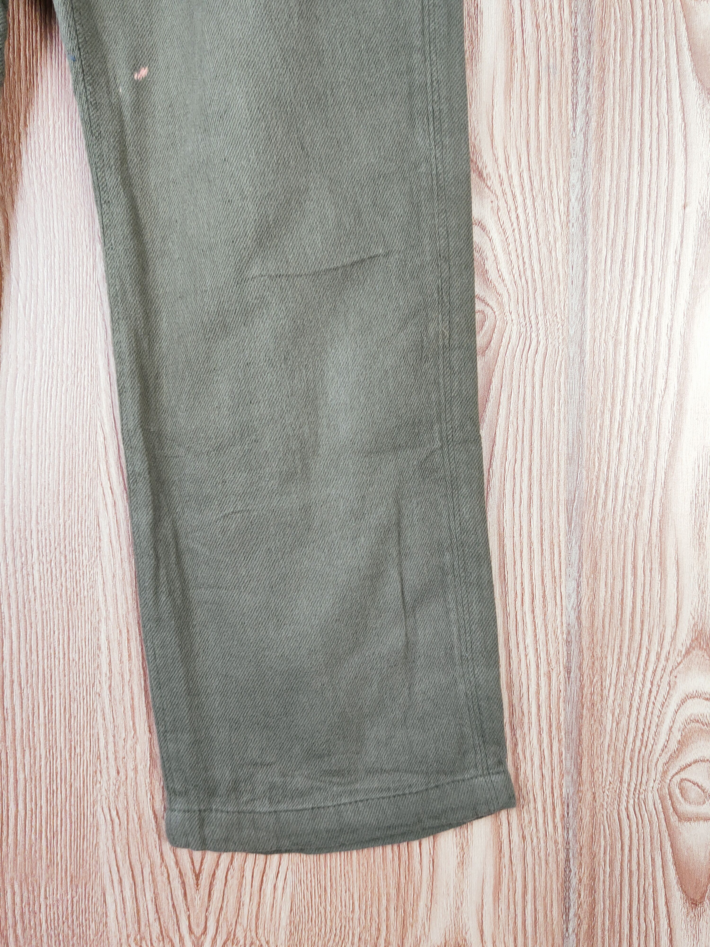 Japanese Brand Live in Comfort Green Multipocket Cargo Pants #W445 Size US 27 - 6 Thumbnail