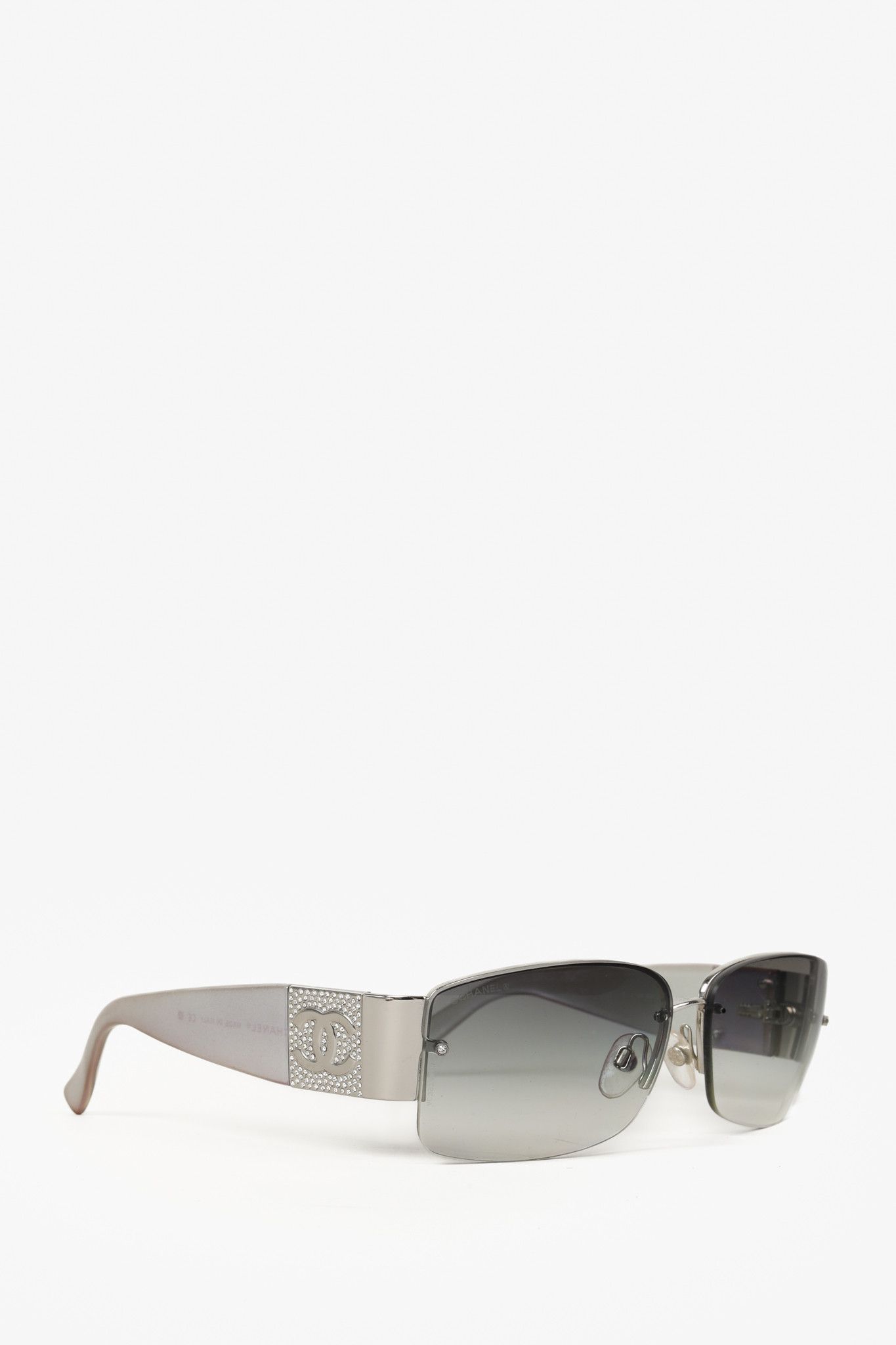 Chanel Chanel Iridescent CC Logo Square Sunglasses Size ONE SIZE - 1 Thumbnail