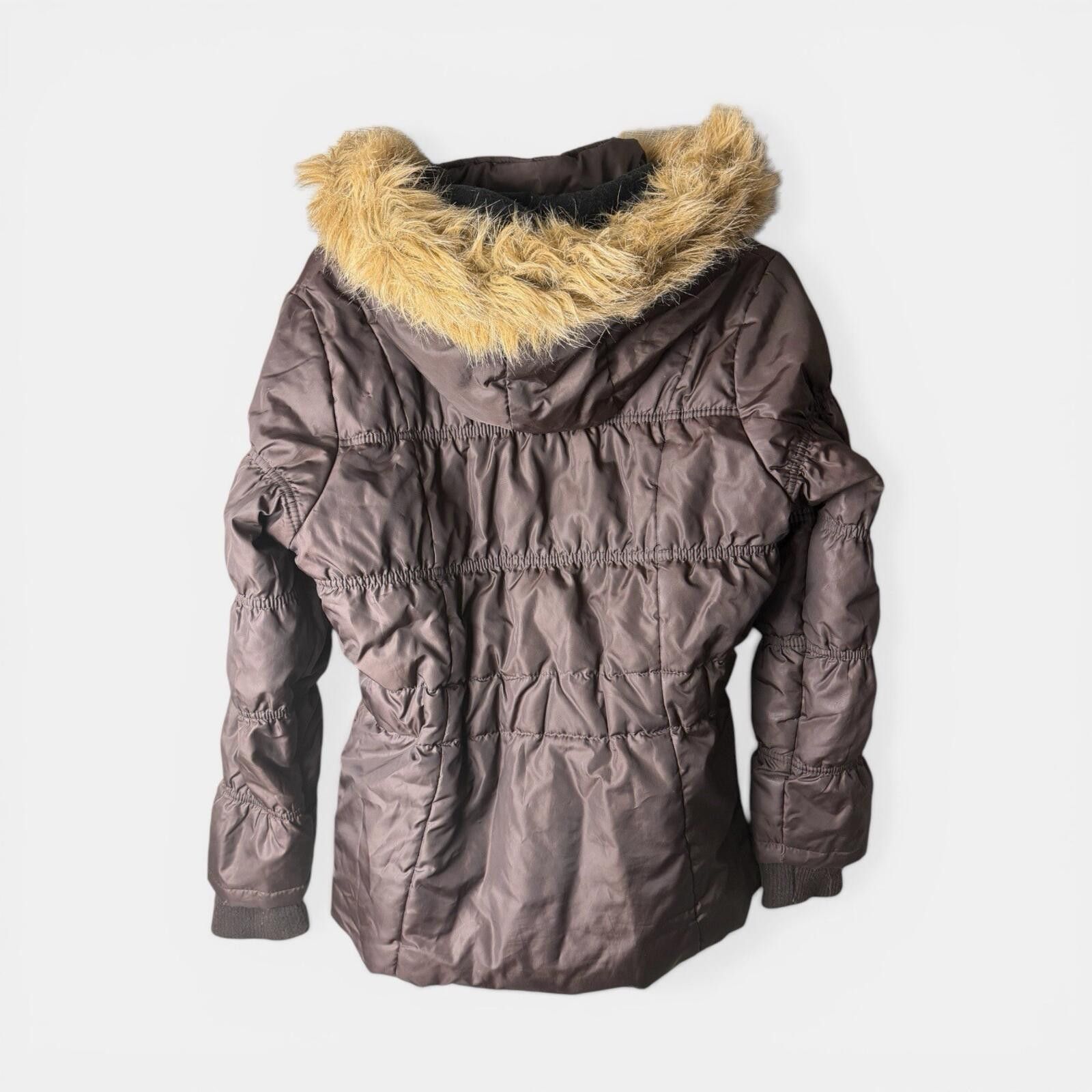 Southpole Vintage Southpole Jacket Womens M Brown Puffer Y2K Read Size XL / US 12-14 / IT 48-50 - 2 Thumbnail