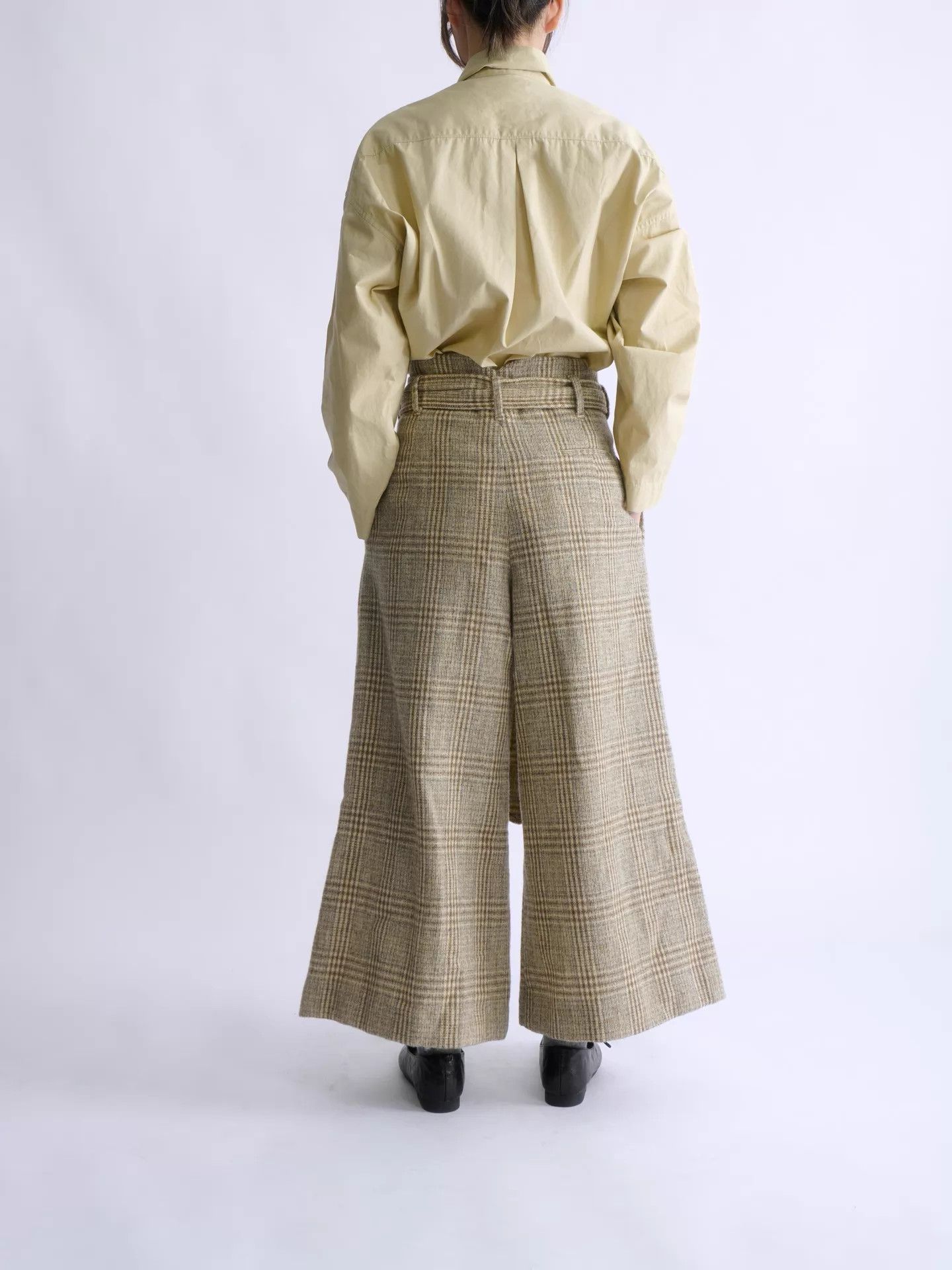 Vivienne Westwood Vivienne Westwood Hi-Waist Belted Check W-Leg Wool Trousers Size 26" / US 2 / IT 38 - 4 Thumbnail