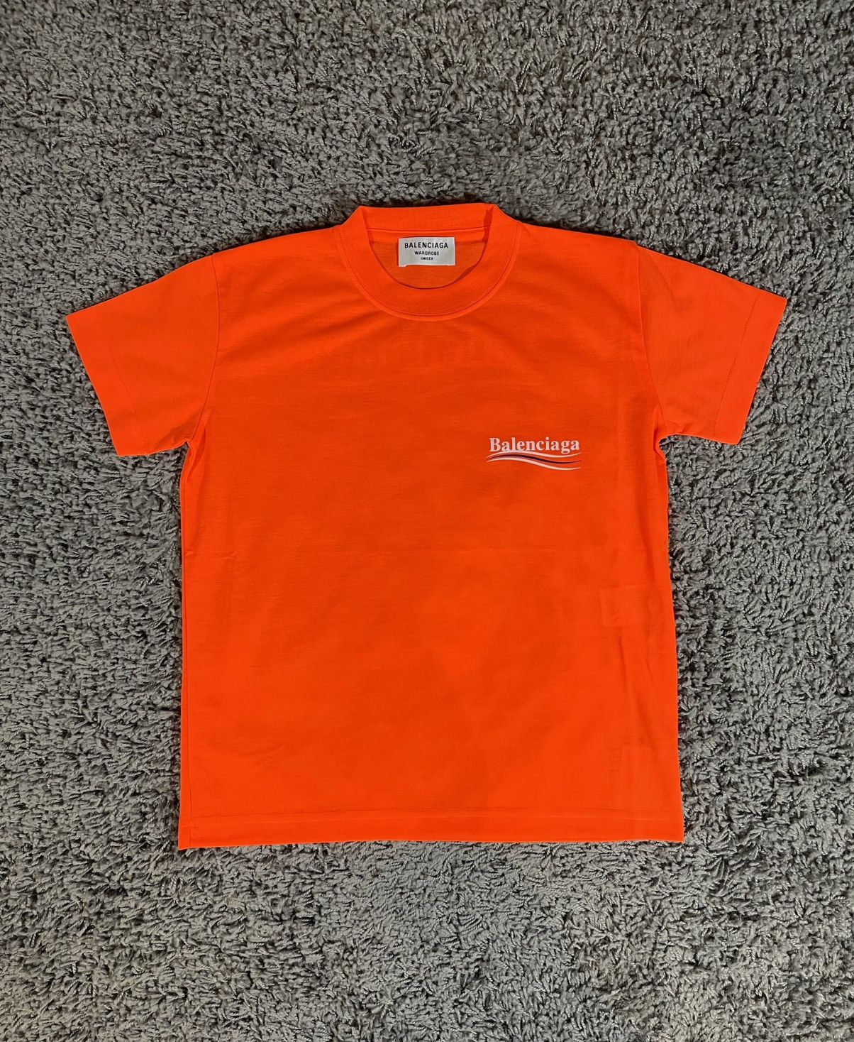 Balenciaga Balenciaga Political Campaign Logo Small Fit T-shirt Orange Size S / US 4 / IT 40 - 2 Thumbnail