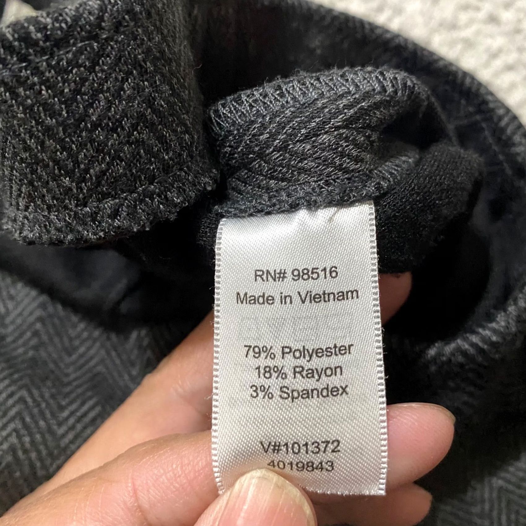 Coldwater Creek Coldwater Creek Women s Gray Striped Straight High Rise Pants Size ONE SIZE - 4 Thumbnail