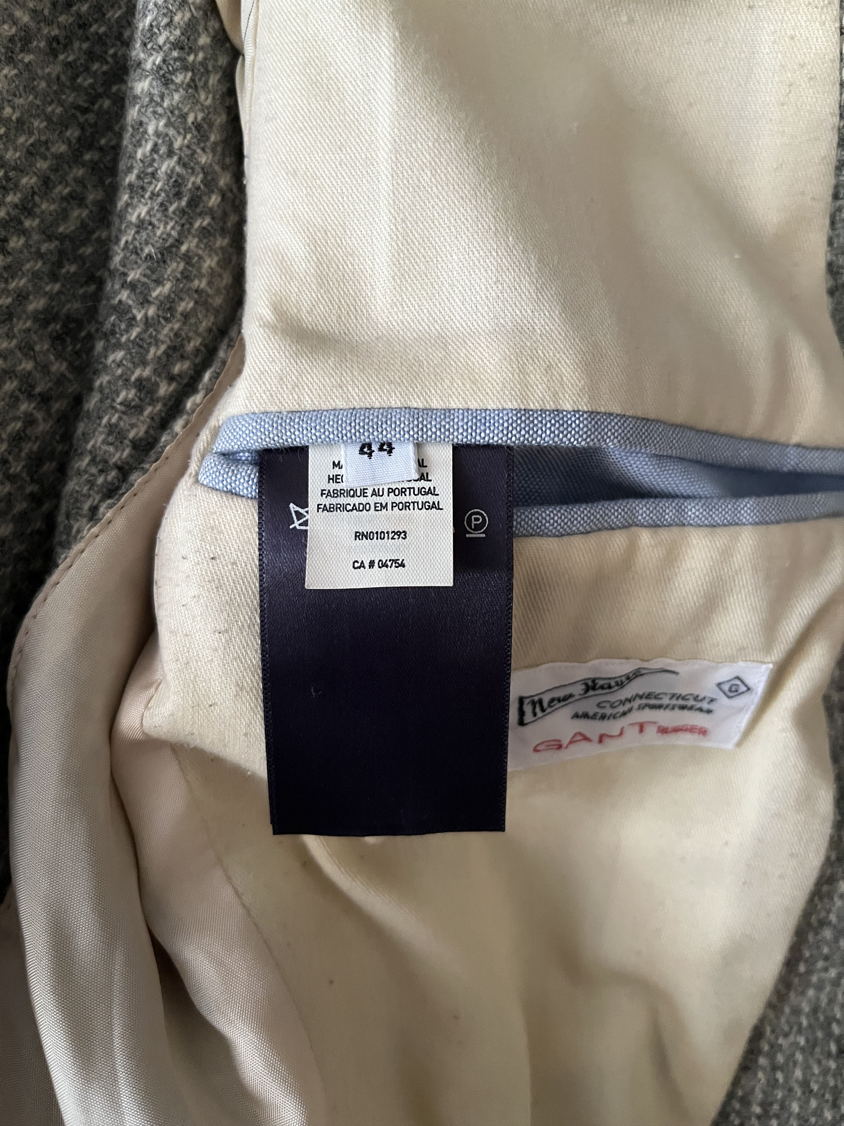 Gant Rugger Gant Rugger Wool Textured light gray sportcoat, 34 / 44 Size 34R - 7 Thumbnail