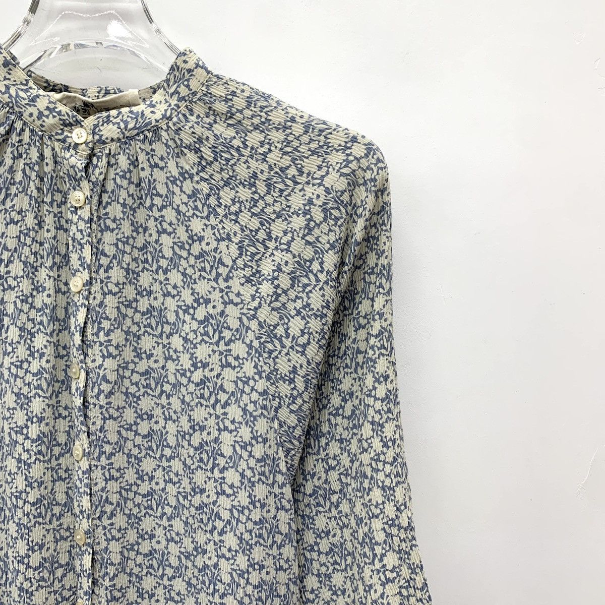 Celine Celine All-over Floral Print Silk Short Sleeve Dress K26WX Size XXS / US 00 / IT 34 - 3 Thumbnail