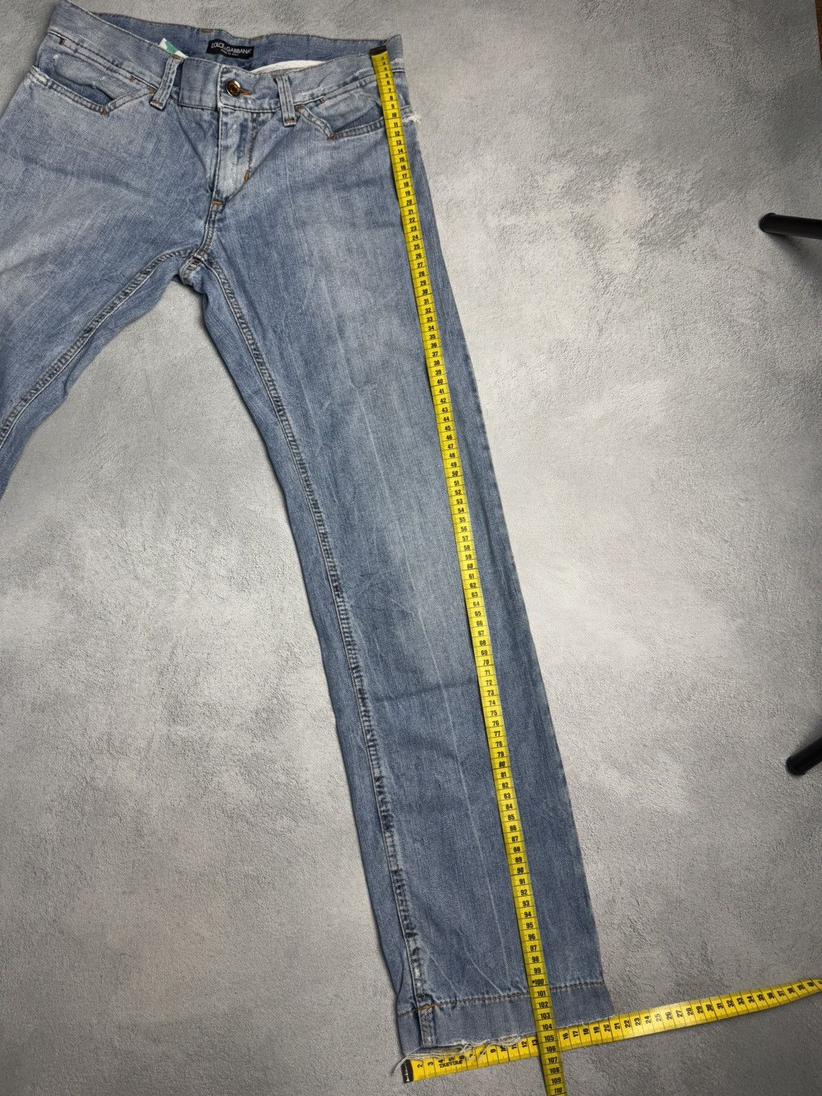 Dolce & Gabbana Vintage Dolce Gabbana Metal Logo Denim Pants size 46 Size 32" / US 10 / IT 46 - 18 Thumbnail