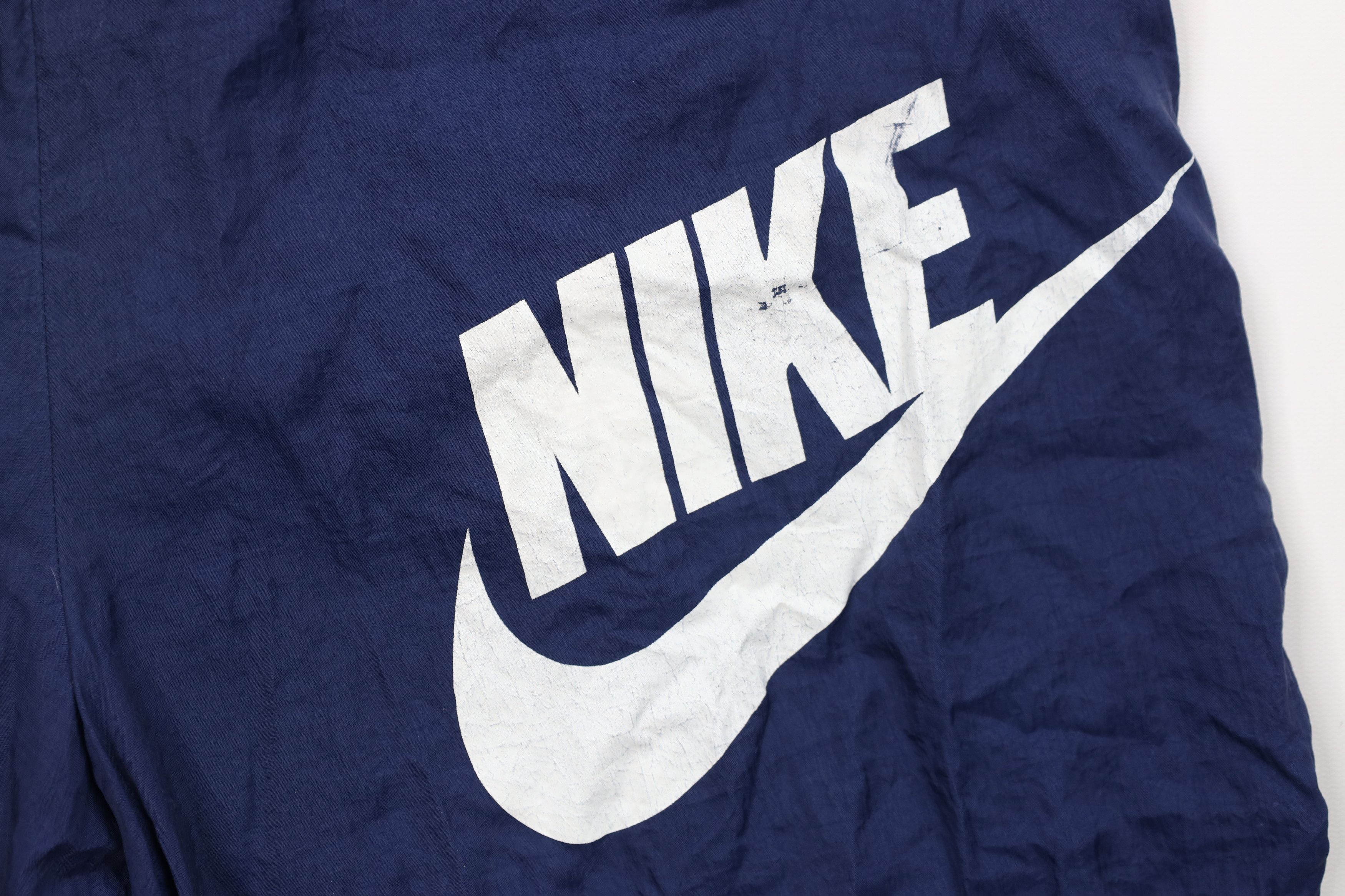 Nike Vintage 90s Nike Big Swoosh Lined Shorts Swim Trunks Blue Size US 32 / EU 48 - 14 Thumbnail
