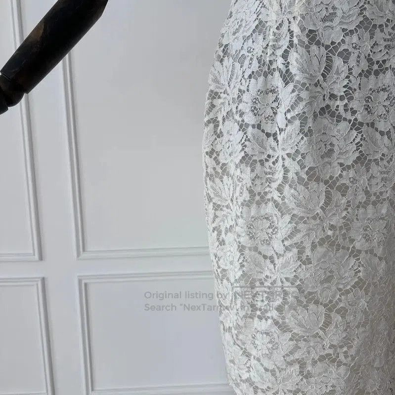 Valentino Valentino White Lace Women's Dress . Size S / US 4 / IT 40 - 5 Thumbnail