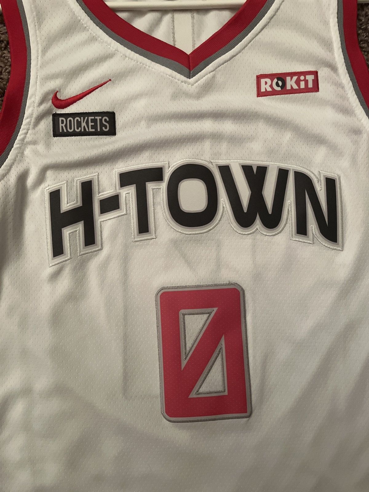 NBA × Nike Russell Western Houston Rockets City Edition Jersey Size US M / EU 48-50 / 2 - 2 Thumbnail