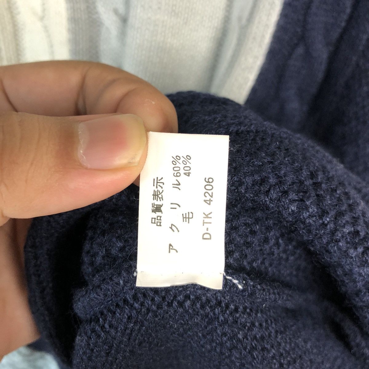 Homespun Knitwear × Japanese Brand × Vintage Joval Sport Dark Blue Knitwear #A850 Size US M / EU 48-50 / 2 - 12 Thumbnail