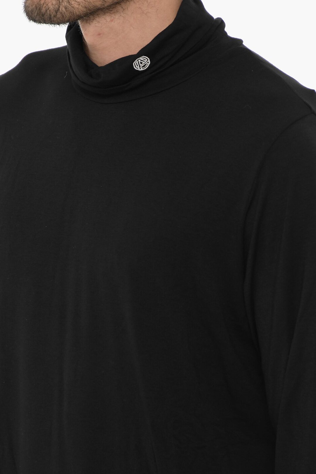 Ambush Design og1mm0925 Lightweight Turtleneck Sweater in Black Size US XXS / EU 40 - 3 Thumbnail