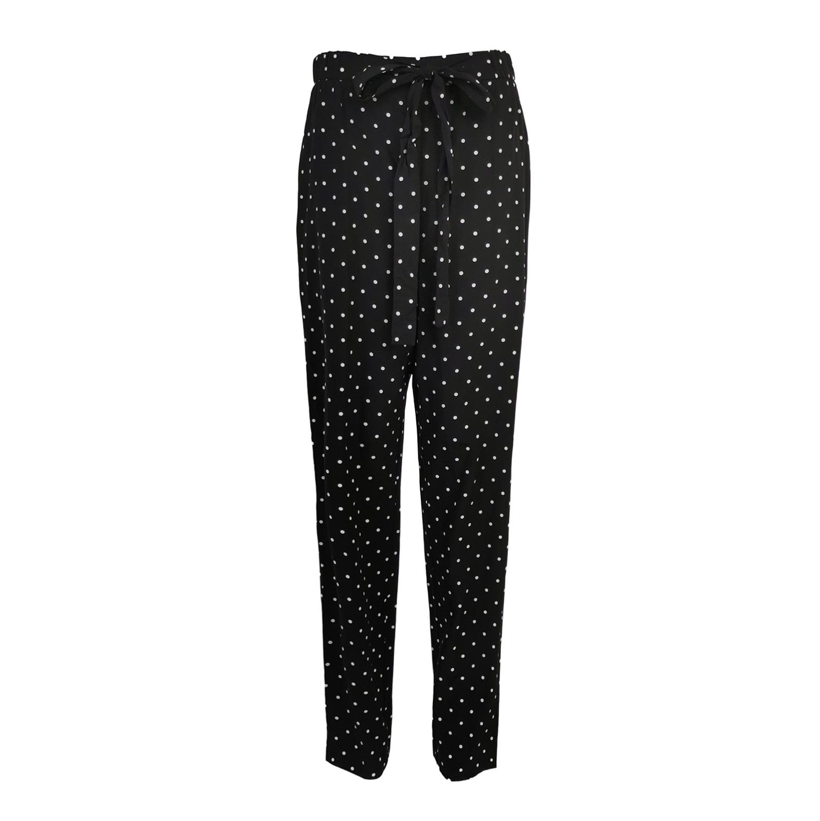 Prada Polka Dot Long Pants in Black 0089