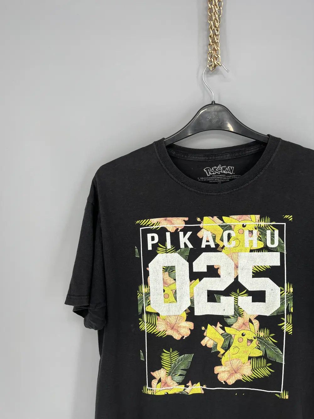 Anime 90s Vintage Pokemon Pikachu Rare Print Short Sleeve Tee Size US S / EU 44-46 / 1 - 10 Thumbnail