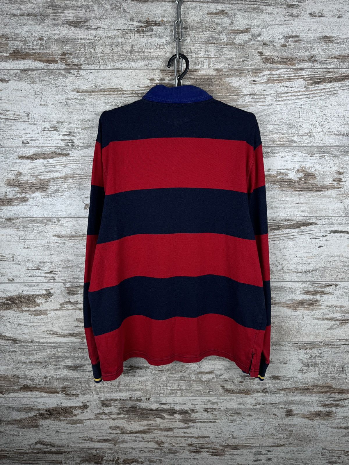 Polo Ralph Lauren Mens Vintage Polo Ralph Lauren rugby sweatshirt jacket rare Size US L / EU 52-54 / 3 - 13 Thumbnail