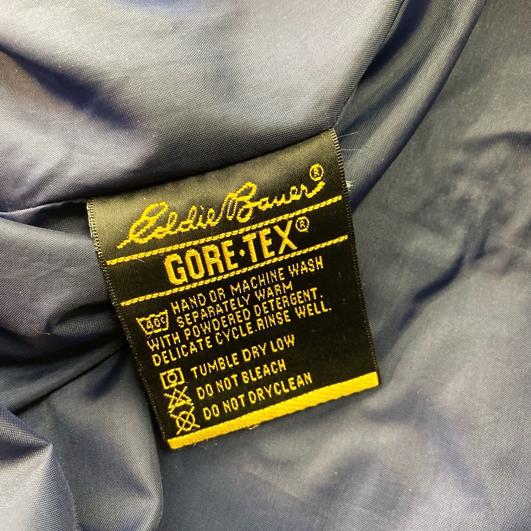Eddie Bauer VINTAGE Eddie Bauer GORE-TEX Blue Hooded Jacket Shell Womens Medium Size M / US 6-8 / IT 42-44 - 5 Thumbnail