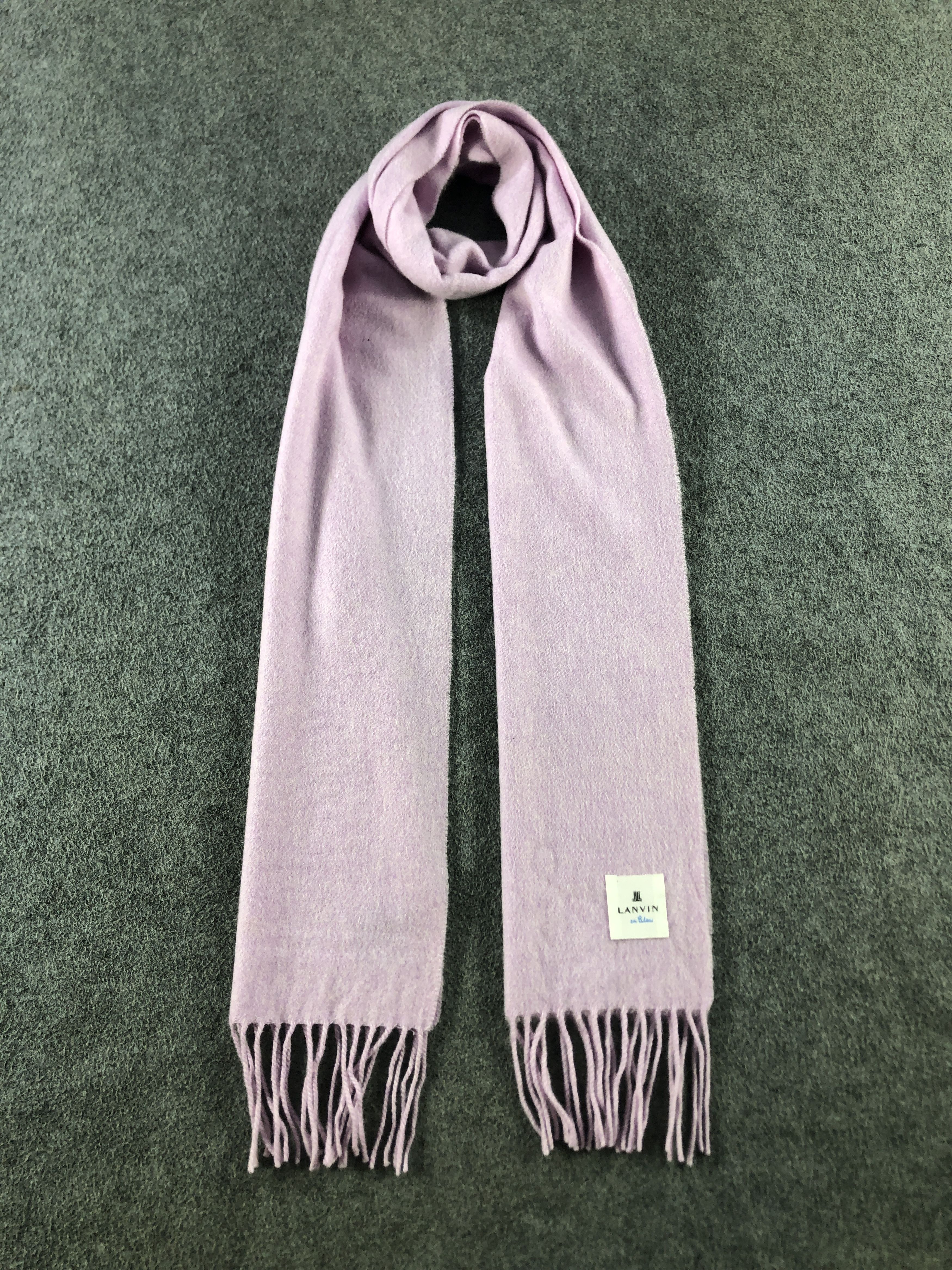 Lanvin Lanvin Cashmere Scarf / Muffler / Neckwear P807 Size ONE SIZE - 1 Thumbnail