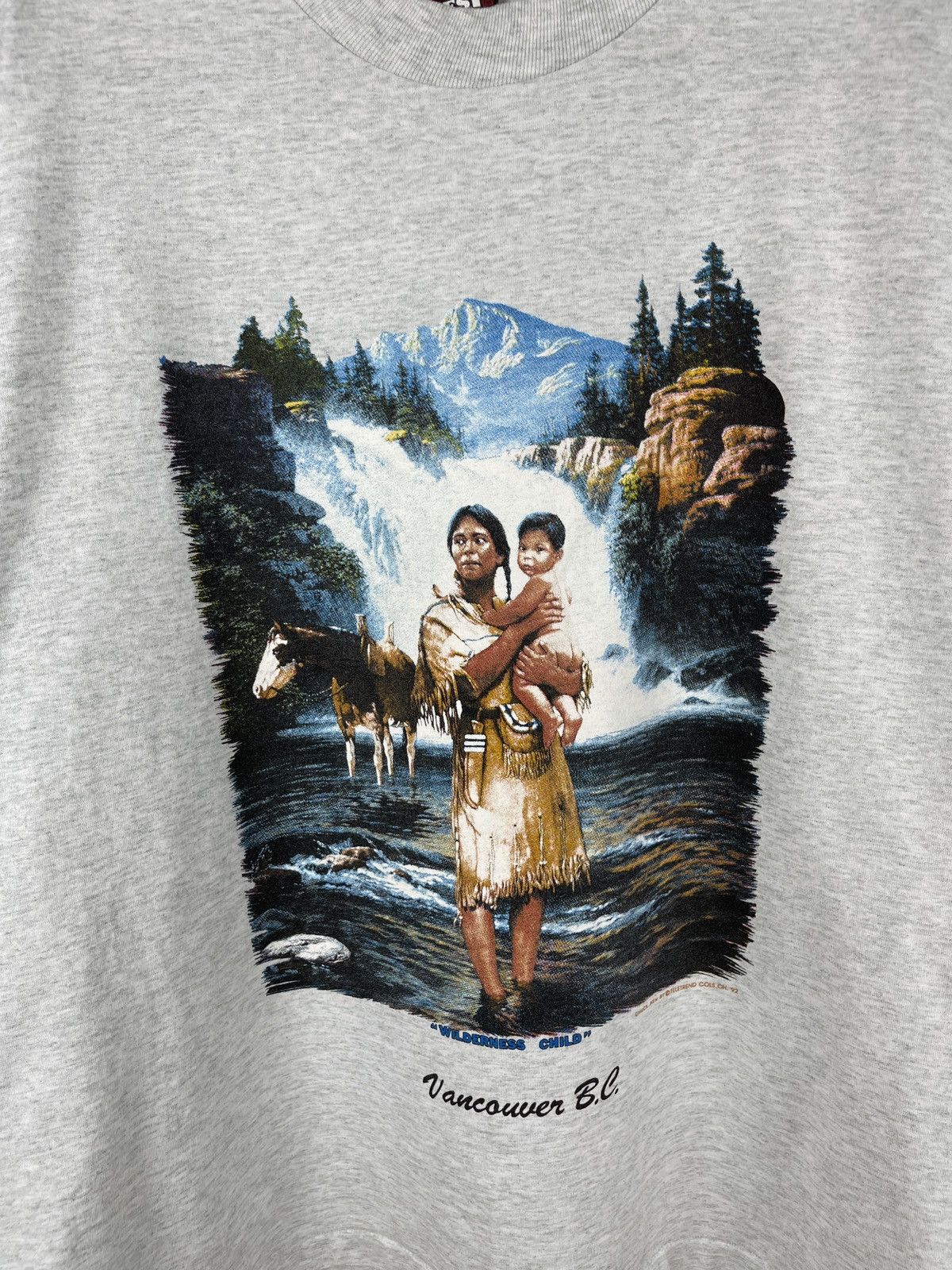 Vintage Screen Stars Vancouver 1992 “Wilderness child” Chuck Ren tee Size US XL / EU 56 / 4 - 6 Thumbnail