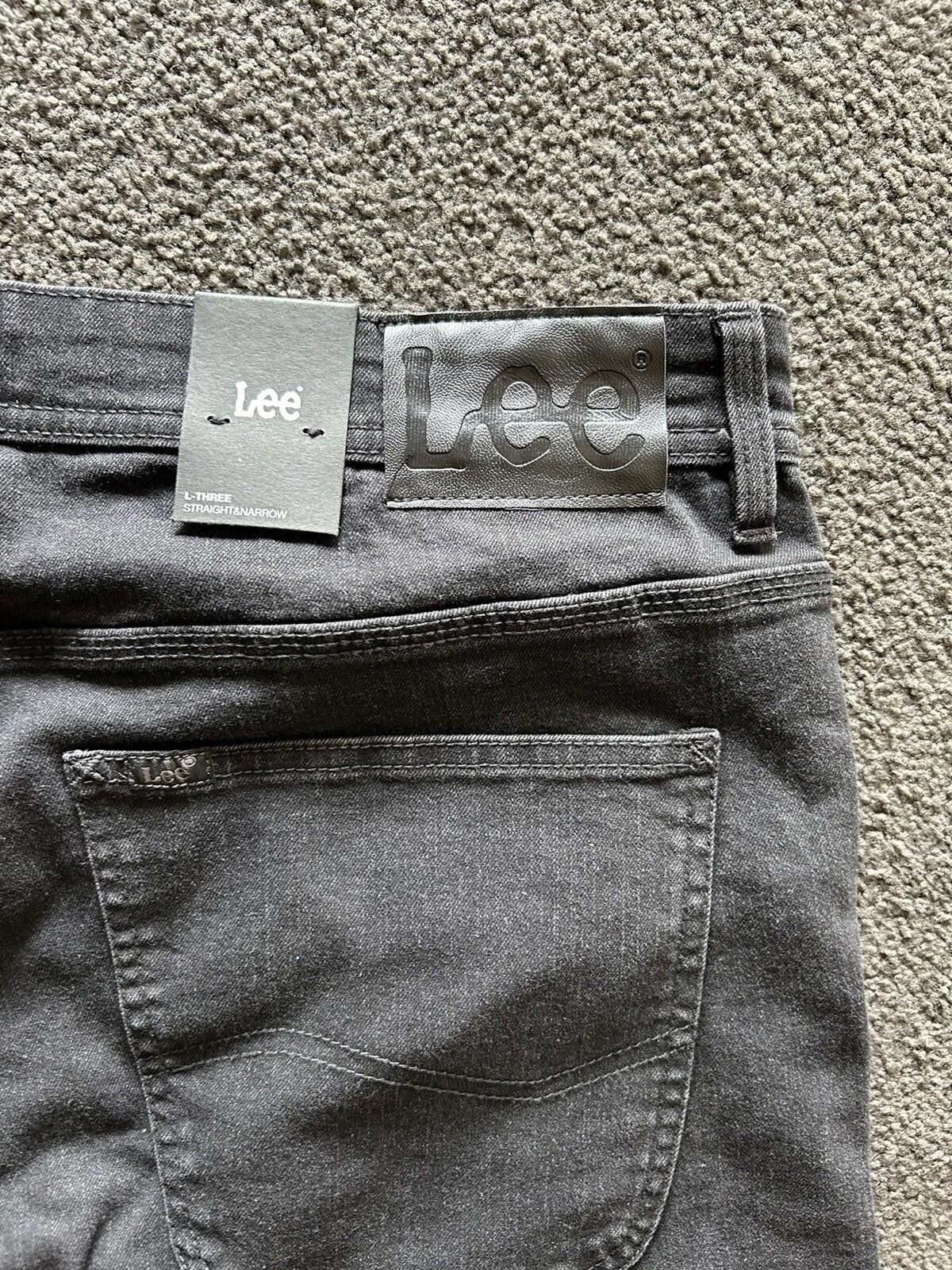 Lee Lee Jeans Straight & Narrow Black NEW - Size R 38x32 $159.95 Size US 38 / EU 54 - 7 Thumbnail