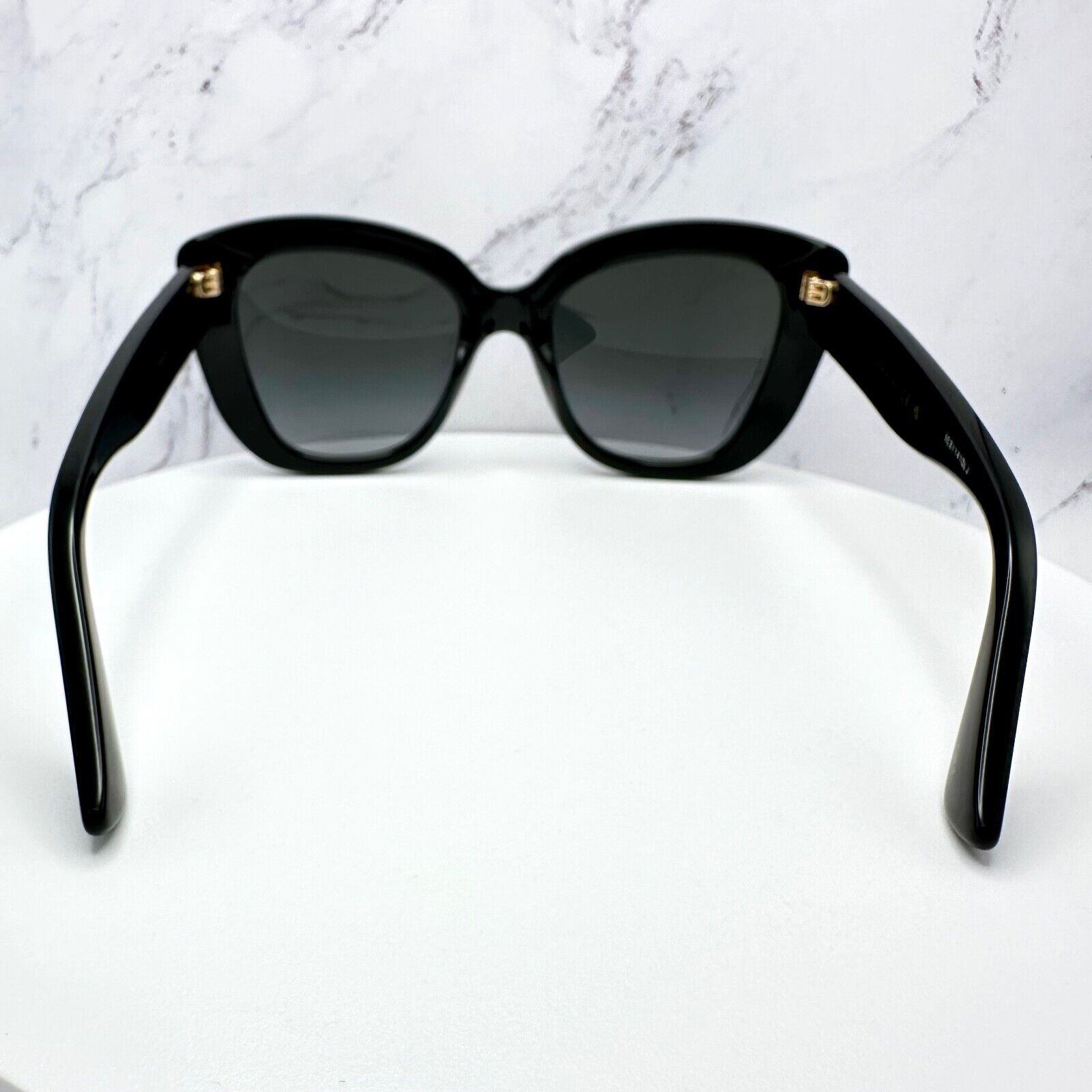 Gucci New Gucci Sunglasses Black Cat Eye Gold GG Metal Logo Size ONE SIZE - 22 Thumbnail
