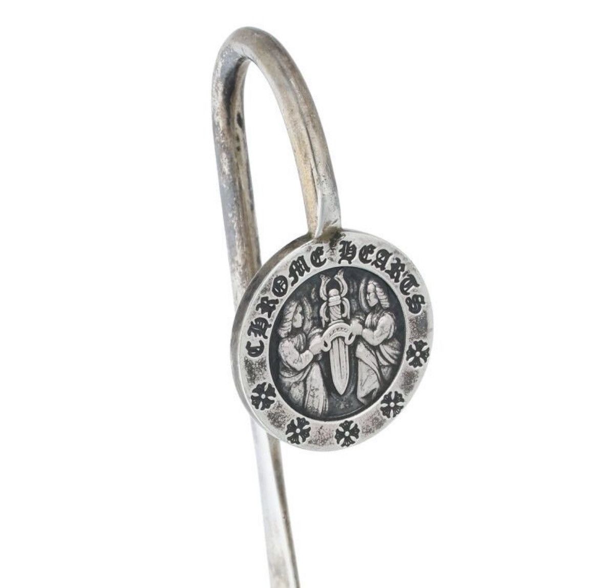Chrome Hearts CHROME HEARTS Bookmark Angel Medal V2 Silver Bookmark Size ONE SIZE - 3 Thumbnail