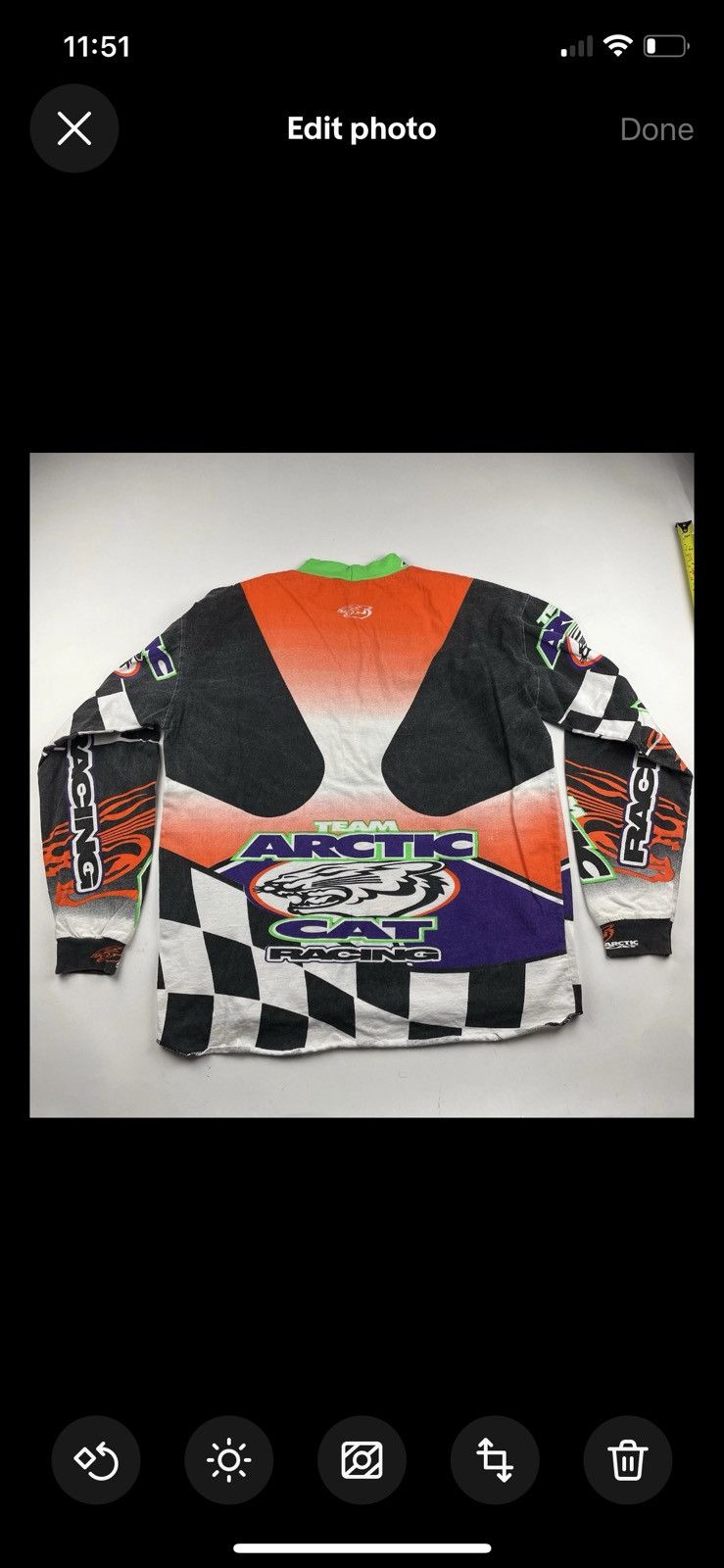 Ski-Doo × Vintage Vintage 90’s Team Arctic Cat Racing AOP Longsleeve Jersey Size US XL / EU 56 / 4 - 7 Thumbnail