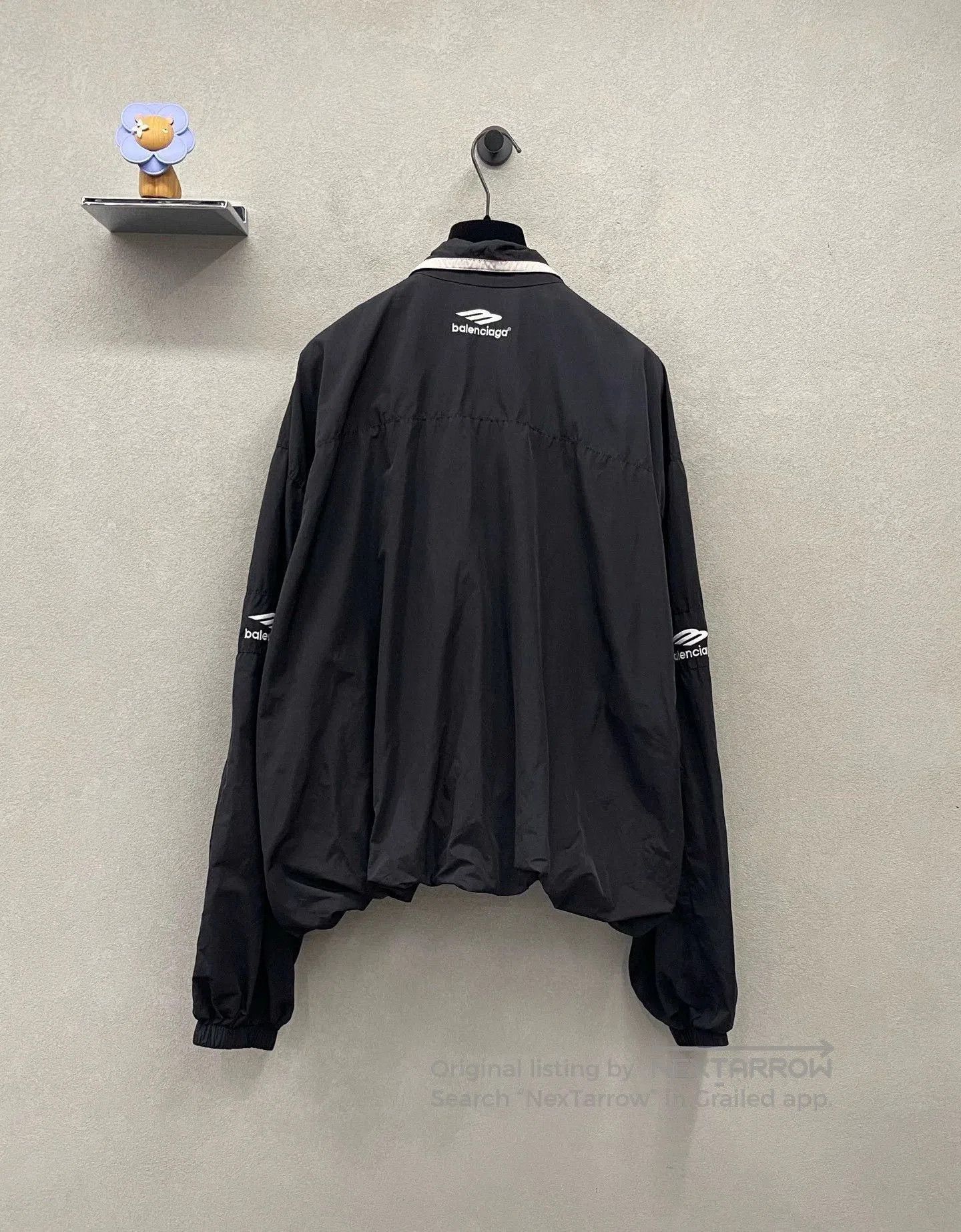 Balenciaga black balenciaga jacket with white stripes. Size US S / EU 44-46 / 1 - 2 Thumbnail